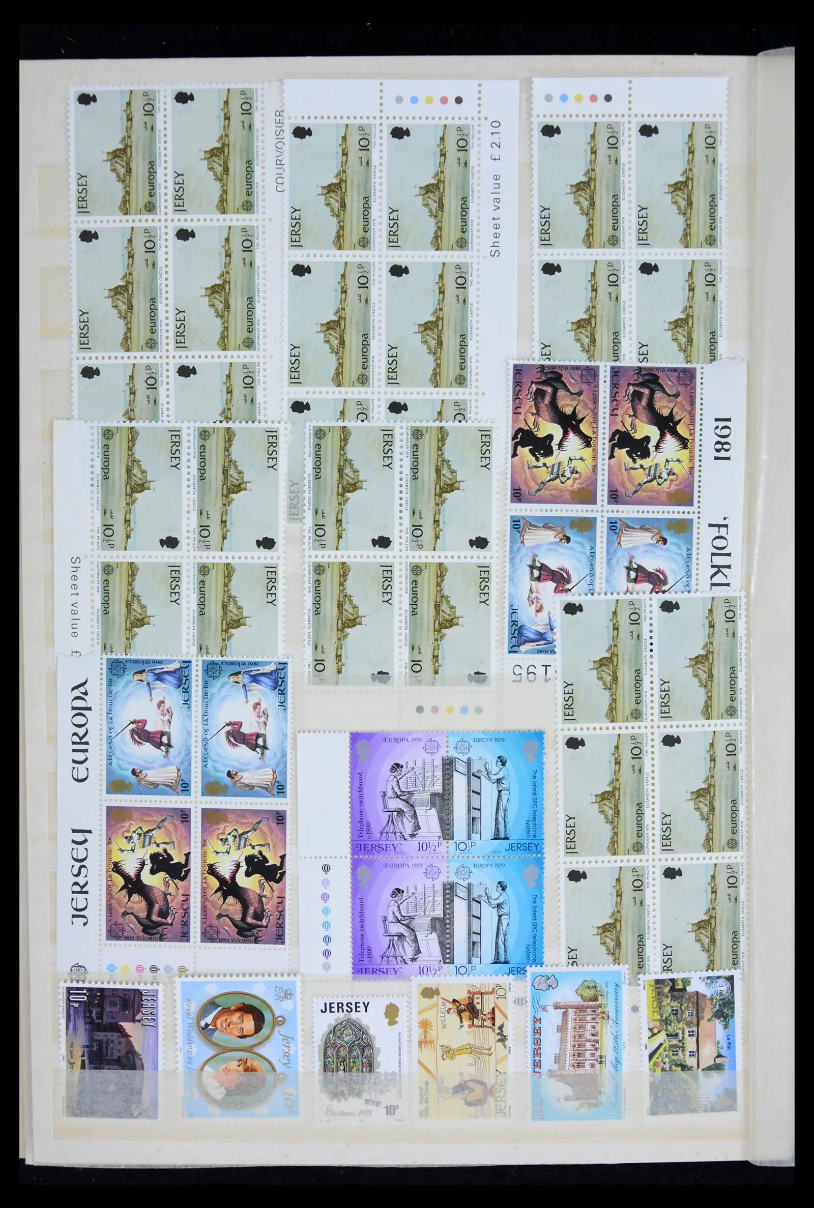 42118 0024 - Stamp collection 42118 Jersey 1971-2002.