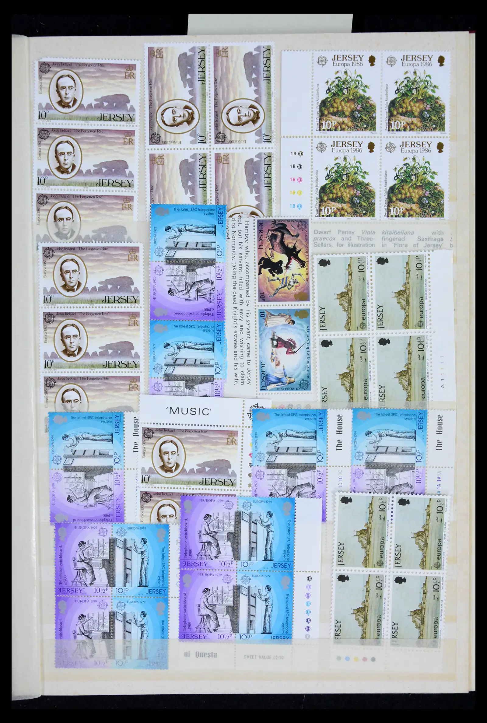 42118 0025 - Stamp collection 42118 Jersey 1971-2002.