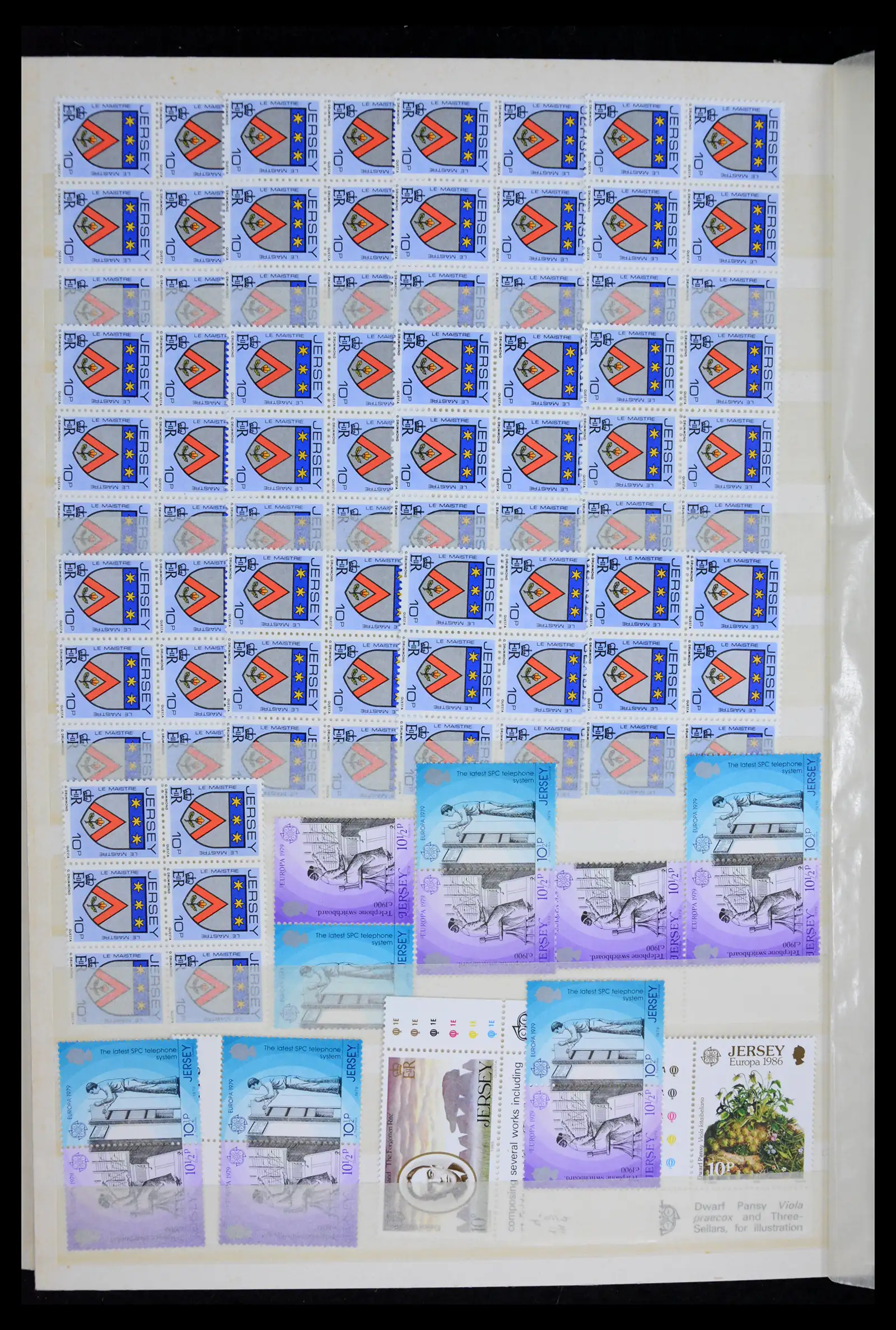 42118 0026 - Stamp collection 42118 Jersey 1971-2002.