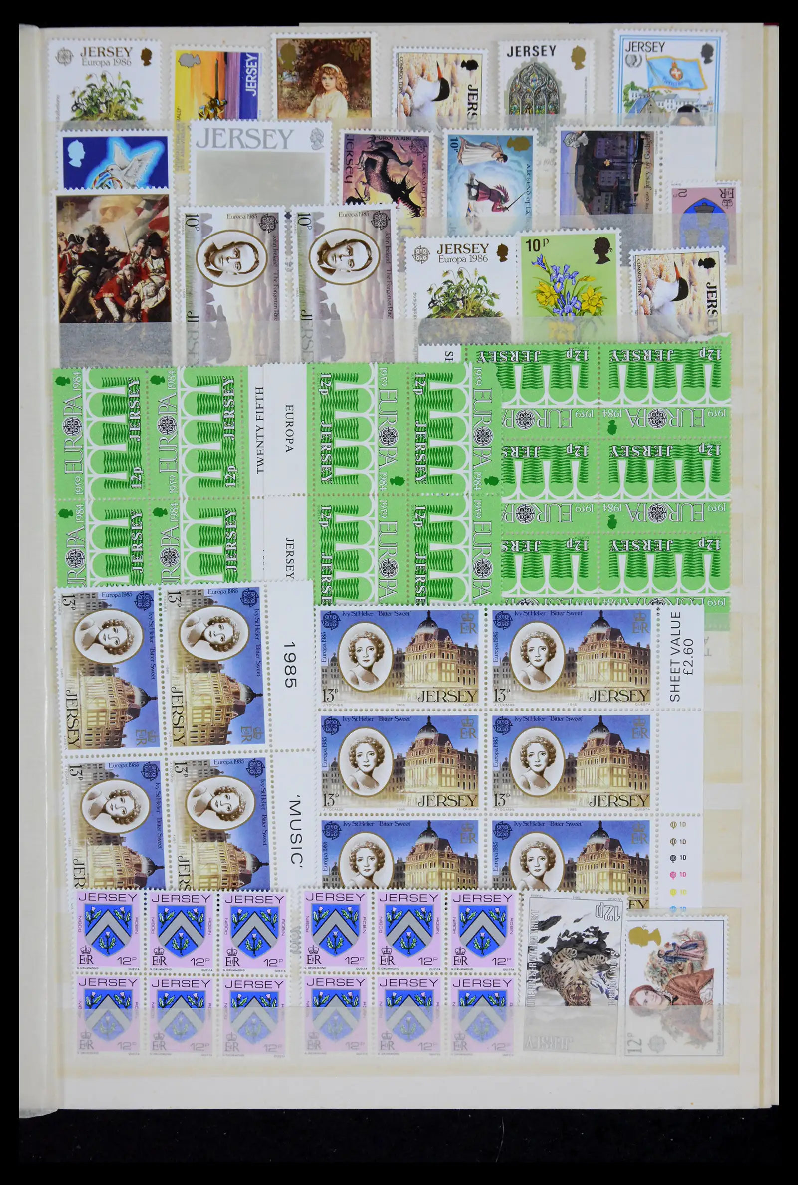 42118 0027 - Stamp collection 42118 Jersey 1971-2002.