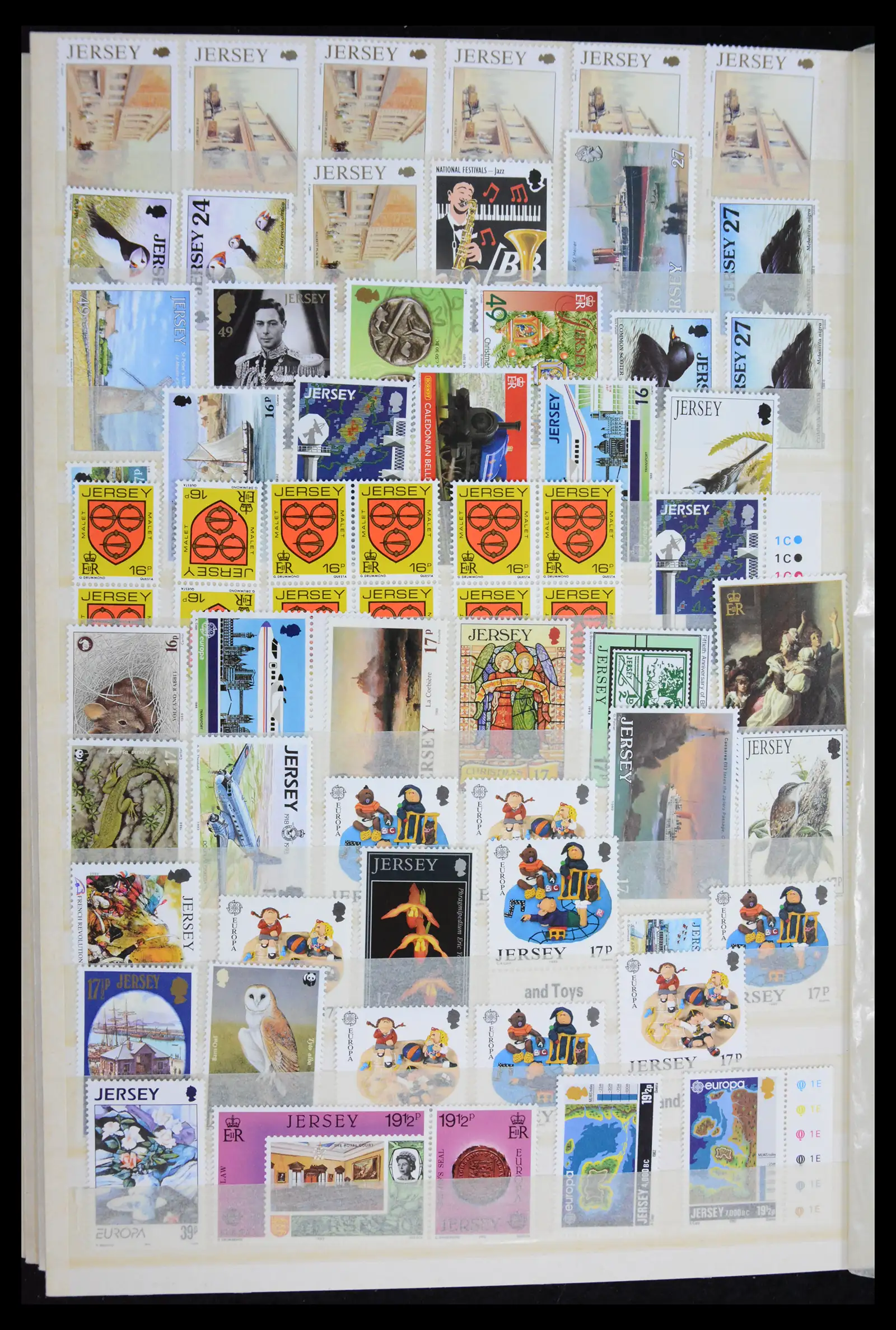42118 0030 - Stamp collection 42118 Jersey 1971-2002.