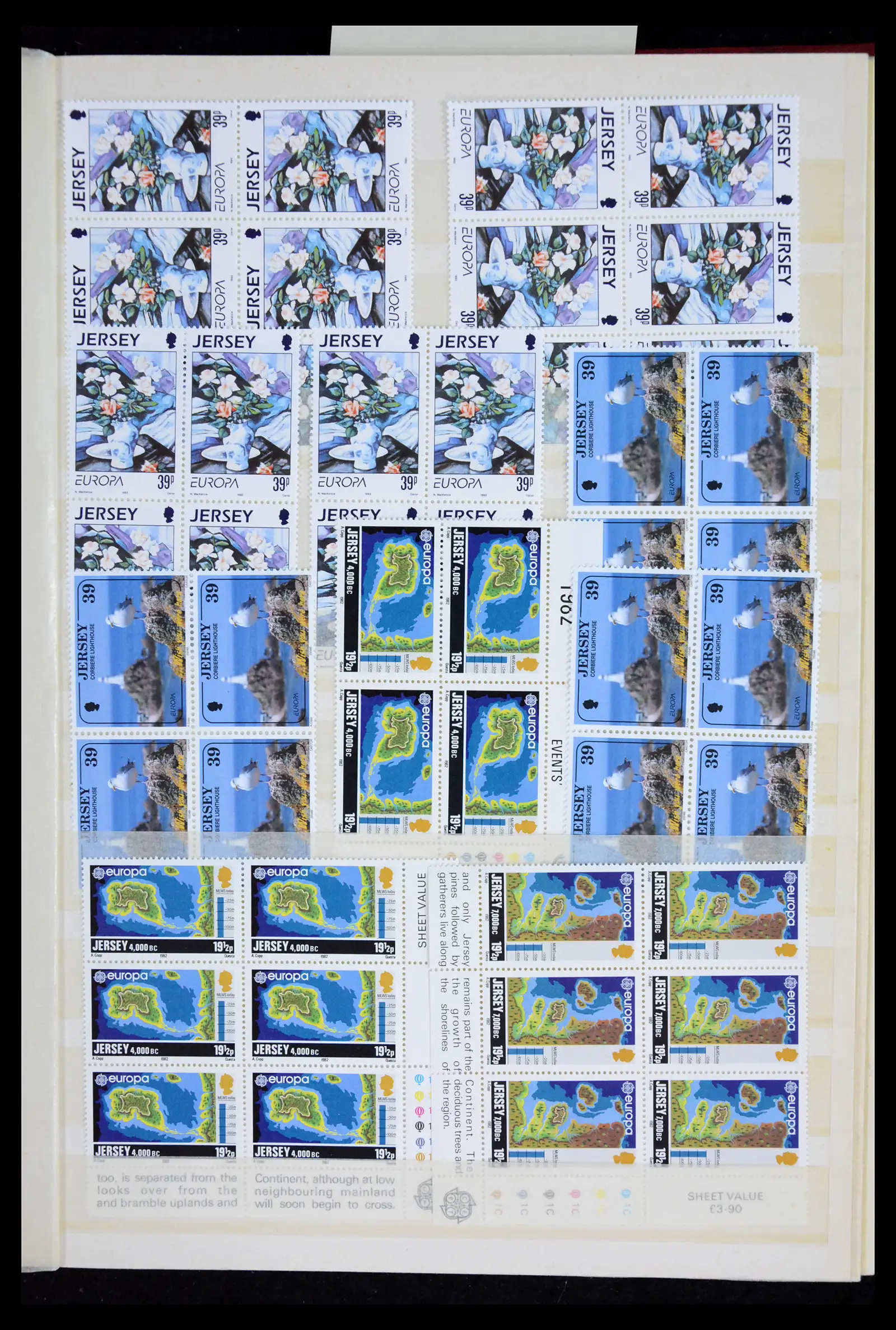 42118 0031 - Stamp collection 42118 Jersey 1971-2002.