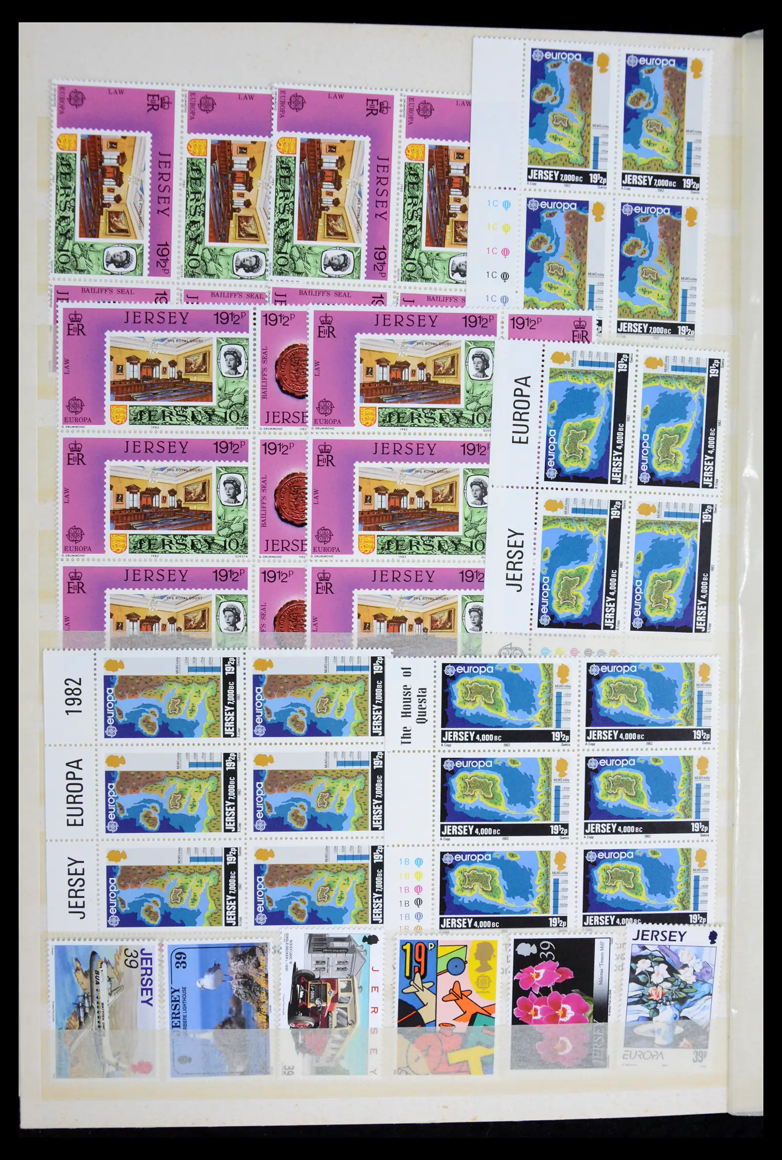 42118 0032 - Stamp collection 42118 Jersey 1971-2002.