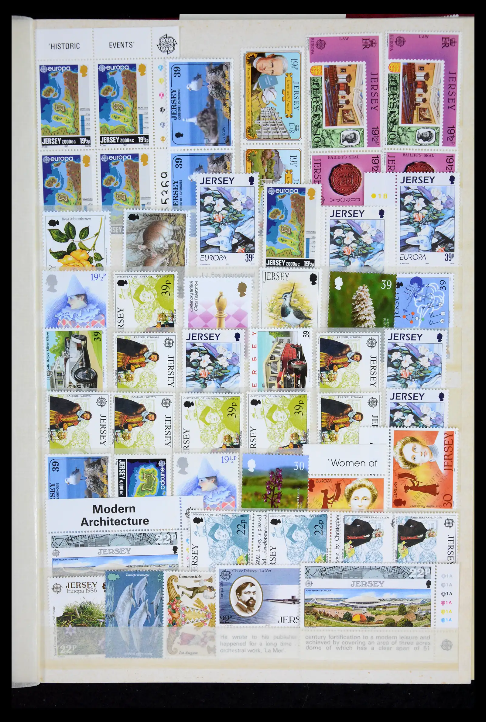 42118 0033 - Stamp collection 42118 Jersey 1971-2002.