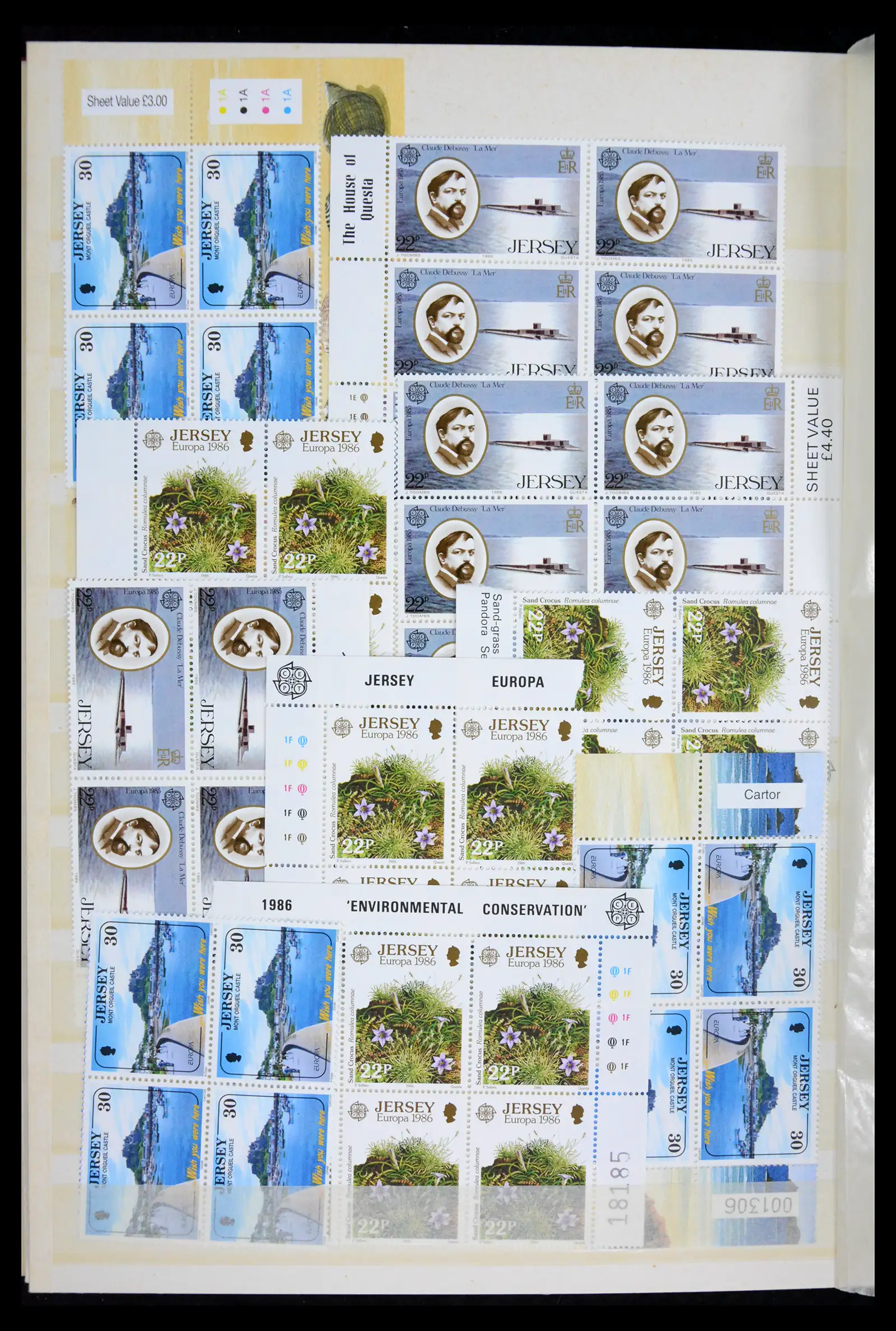 42118 0034 - Stamp collection 42118 Jersey 1971-2002.