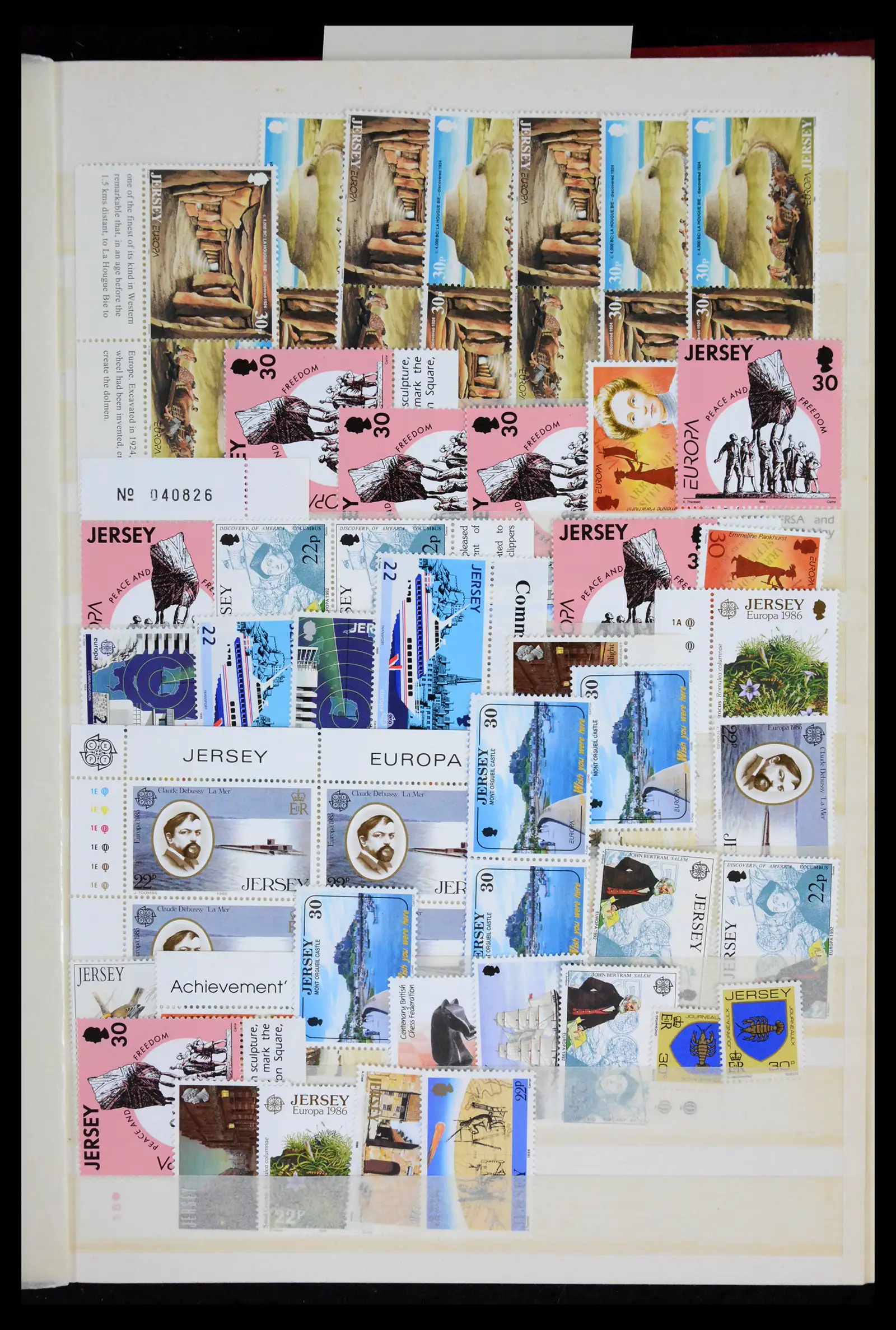 42118 0035 - Stamp collection 42118 Jersey 1971-2002.