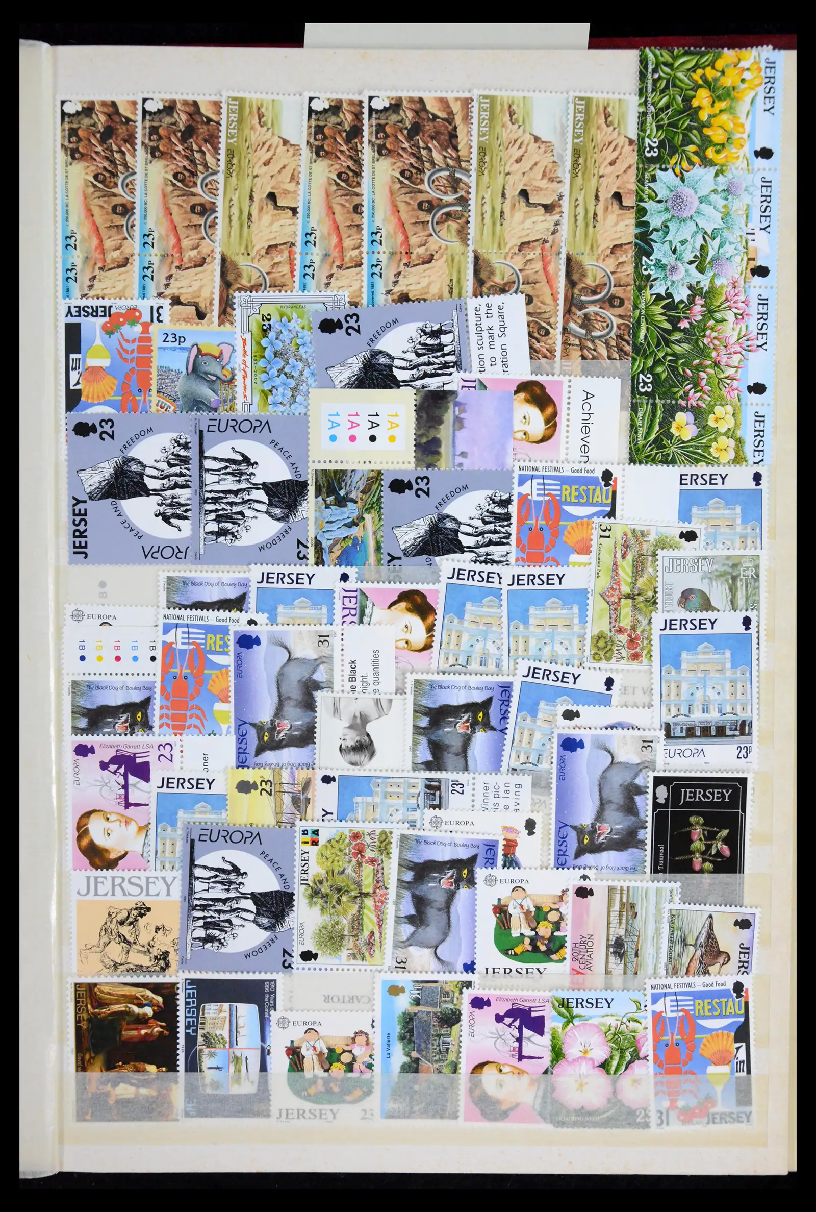 42118 0037 - Stamp collection 42118 Jersey 1971-2002.