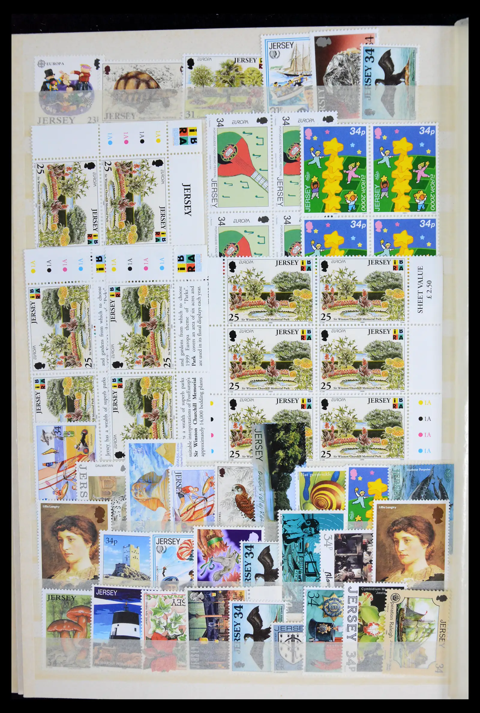 42118 0038 - Stamp collection 42118 Jersey 1971-2002.