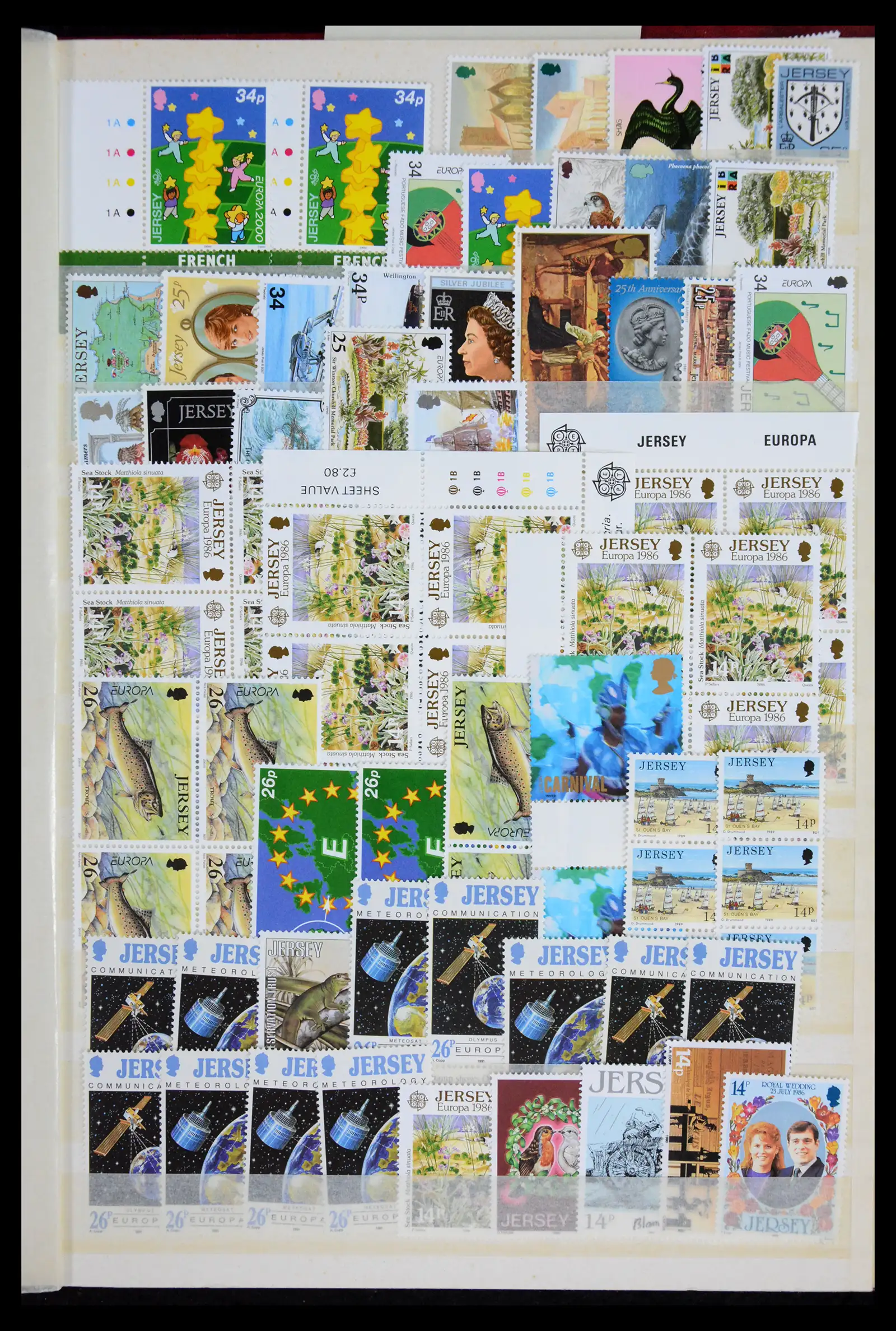 42118 0039 - Stamp collection 42118 Jersey 1971-2002.