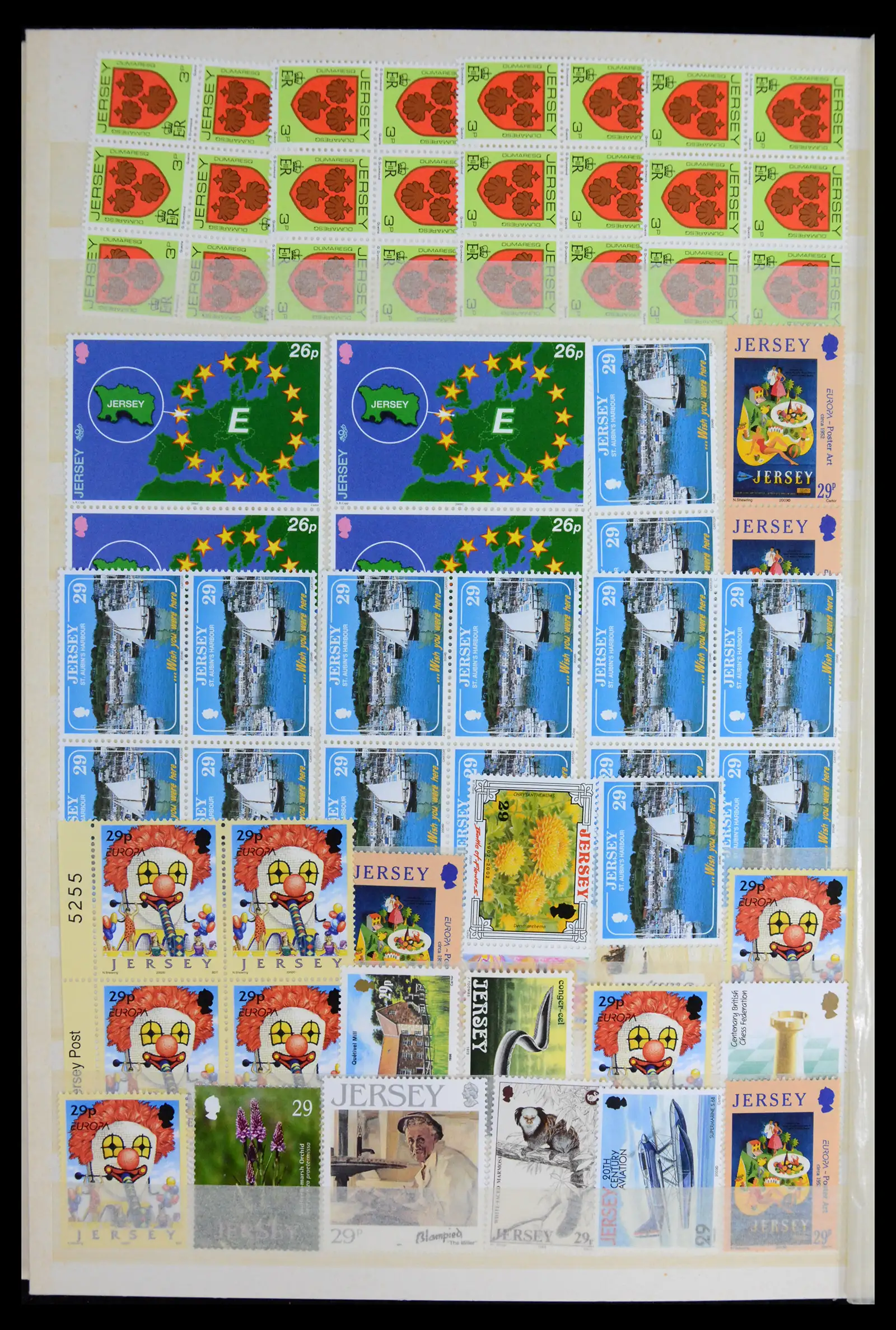 42118 0042 - Stamp collection 42118 Jersey 1971-2002.