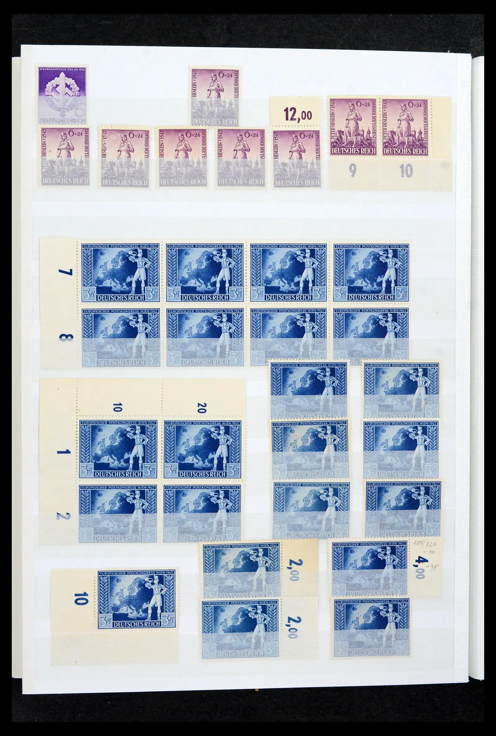 42119 0040 - Postzegelverzameling 42119 Duitse Rijk postfris 1900-1945.