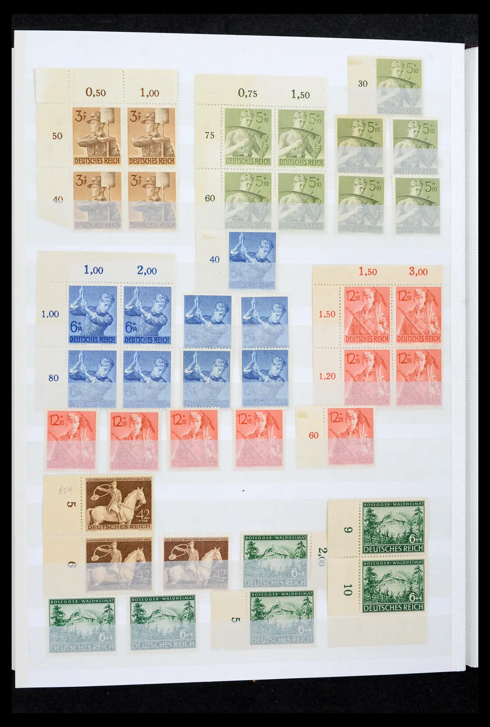42119 0050 - Postzegelverzameling 42119 Duitse Rijk postfris 1900-1945.