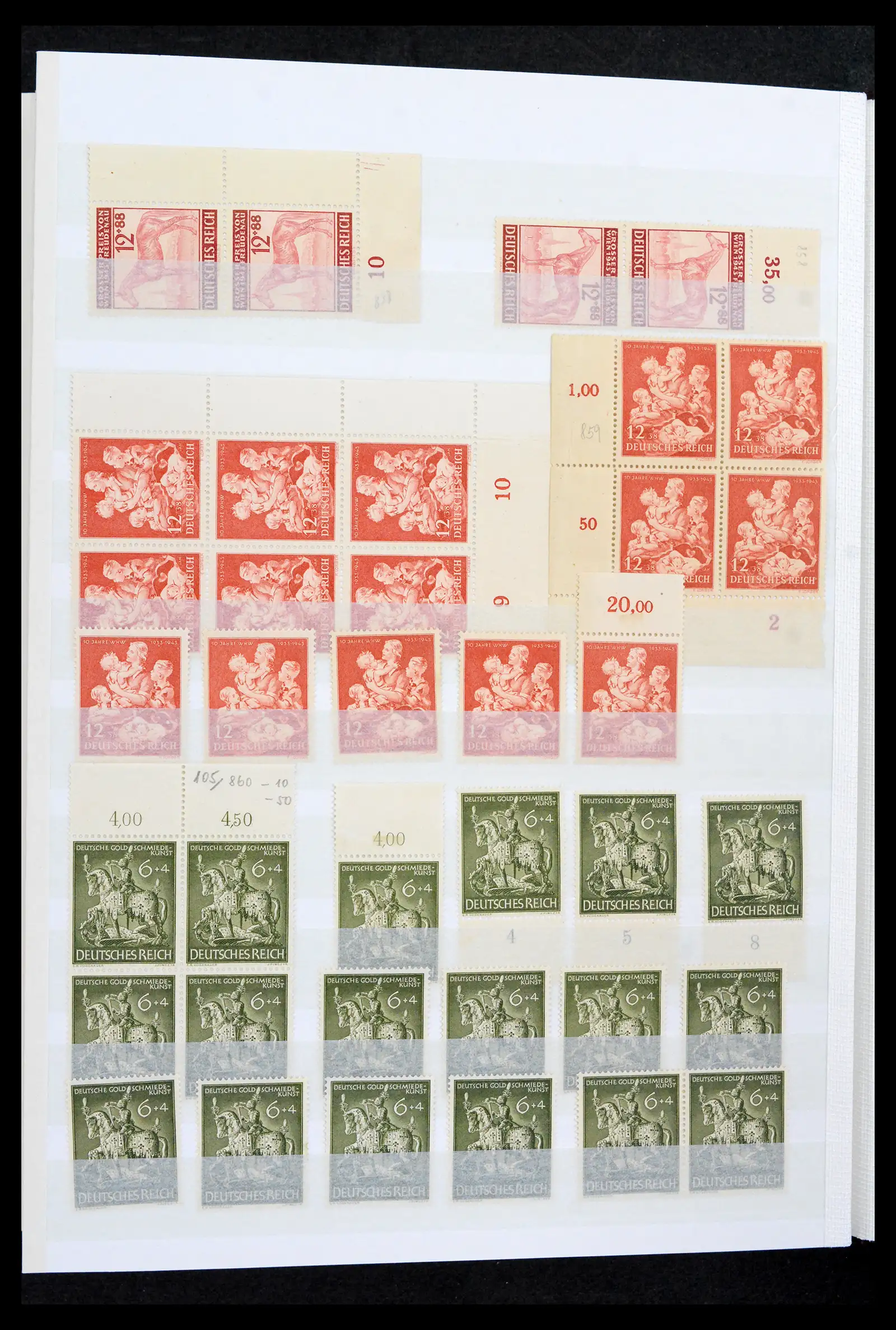 42119 0052 - Postzegelverzameling 42119 Duitse Rijk postfris 1900-1945.