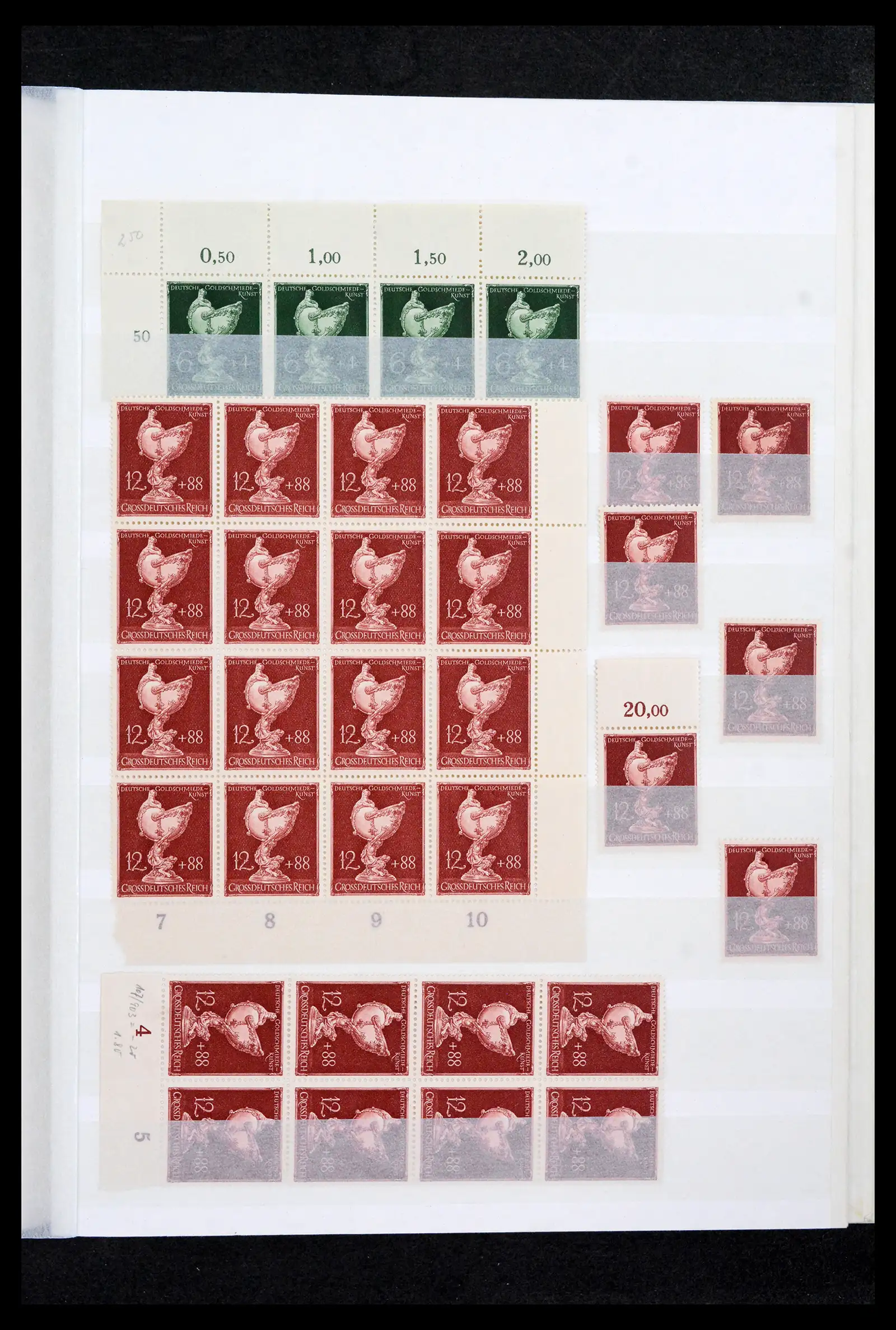 42119 0085 - Postzegelverzameling 42119 Duitse Rijk postfris 1900-1945.