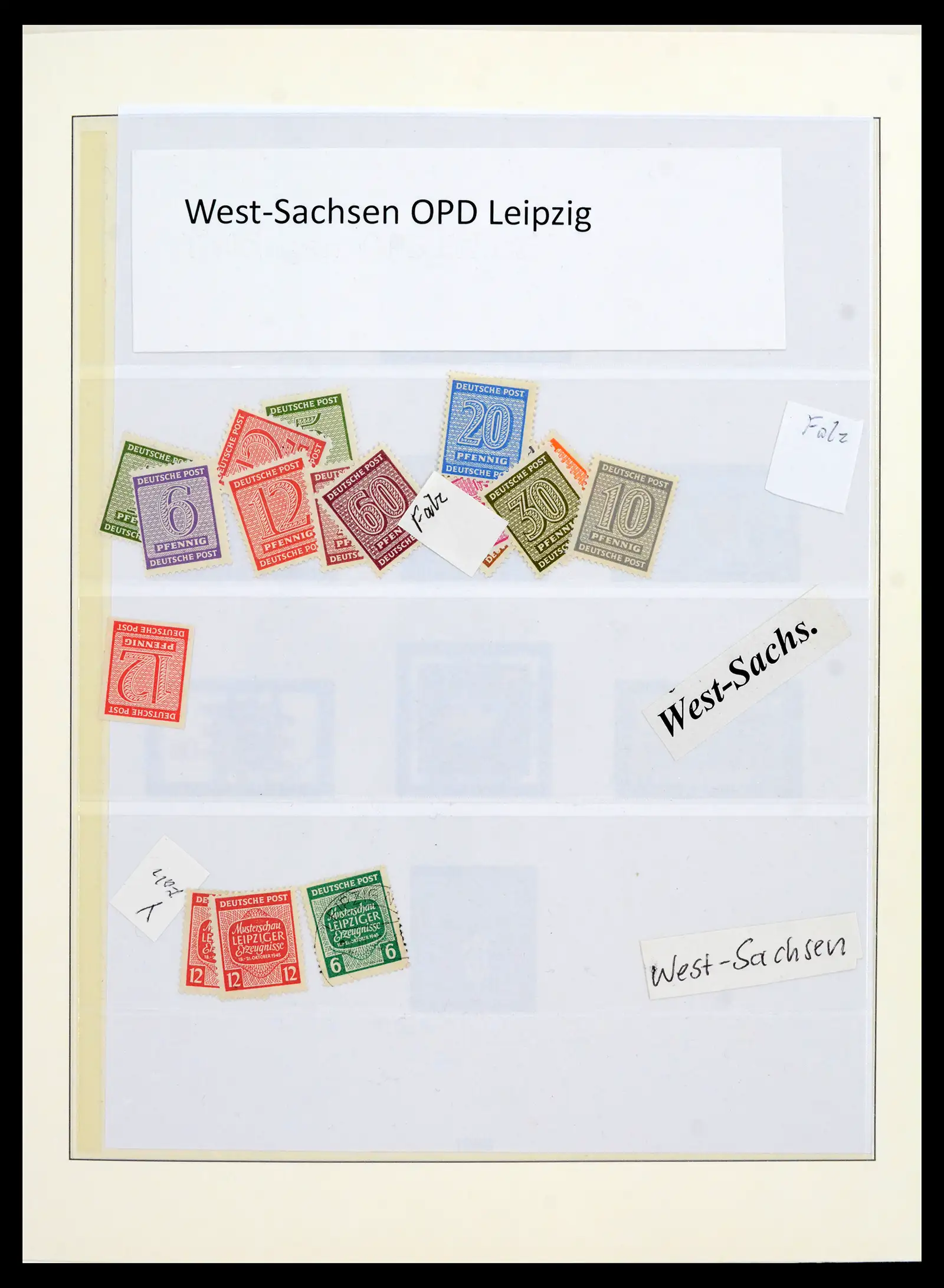 42122 0001 - Stamp collection 42122 Duitse Zones 1945-1948.