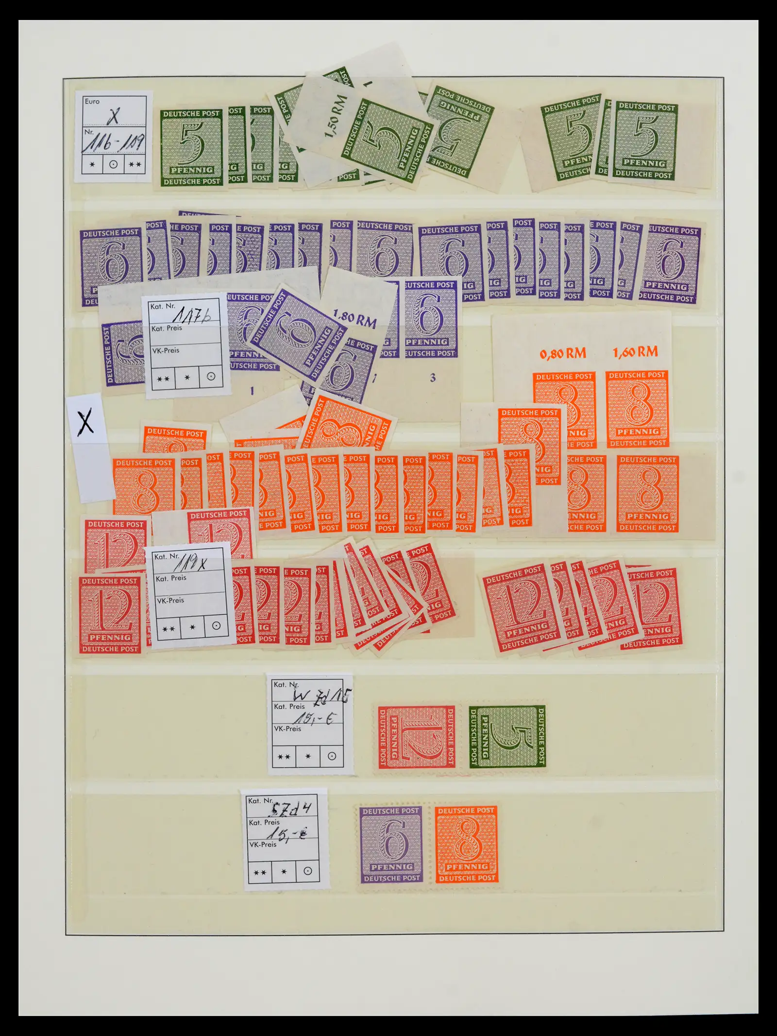 42122 0004 - Stamp collection 42122 Duitse Zones 1945-1948.