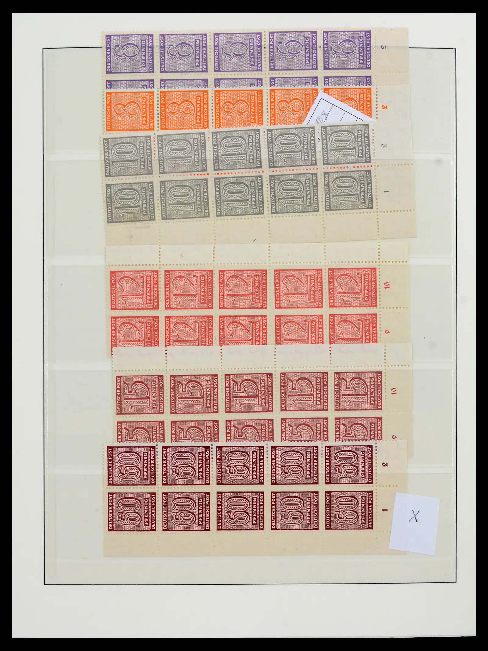 42122 0006 - Stamp collection 42122 Duitse Zones 1945-1948.