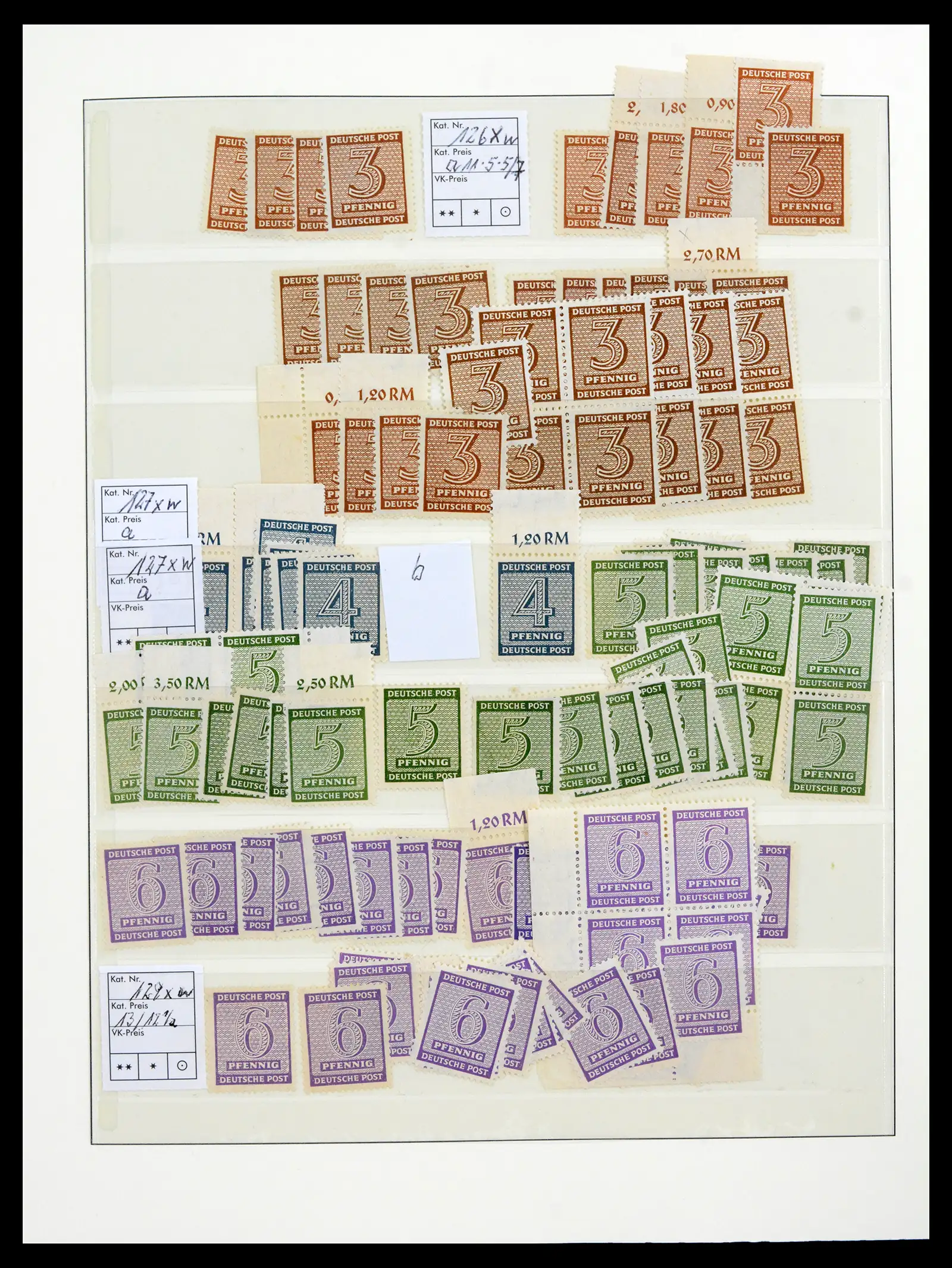 42122 0007 - Stamp collection 42122 Duitse Zones 1945-1948.