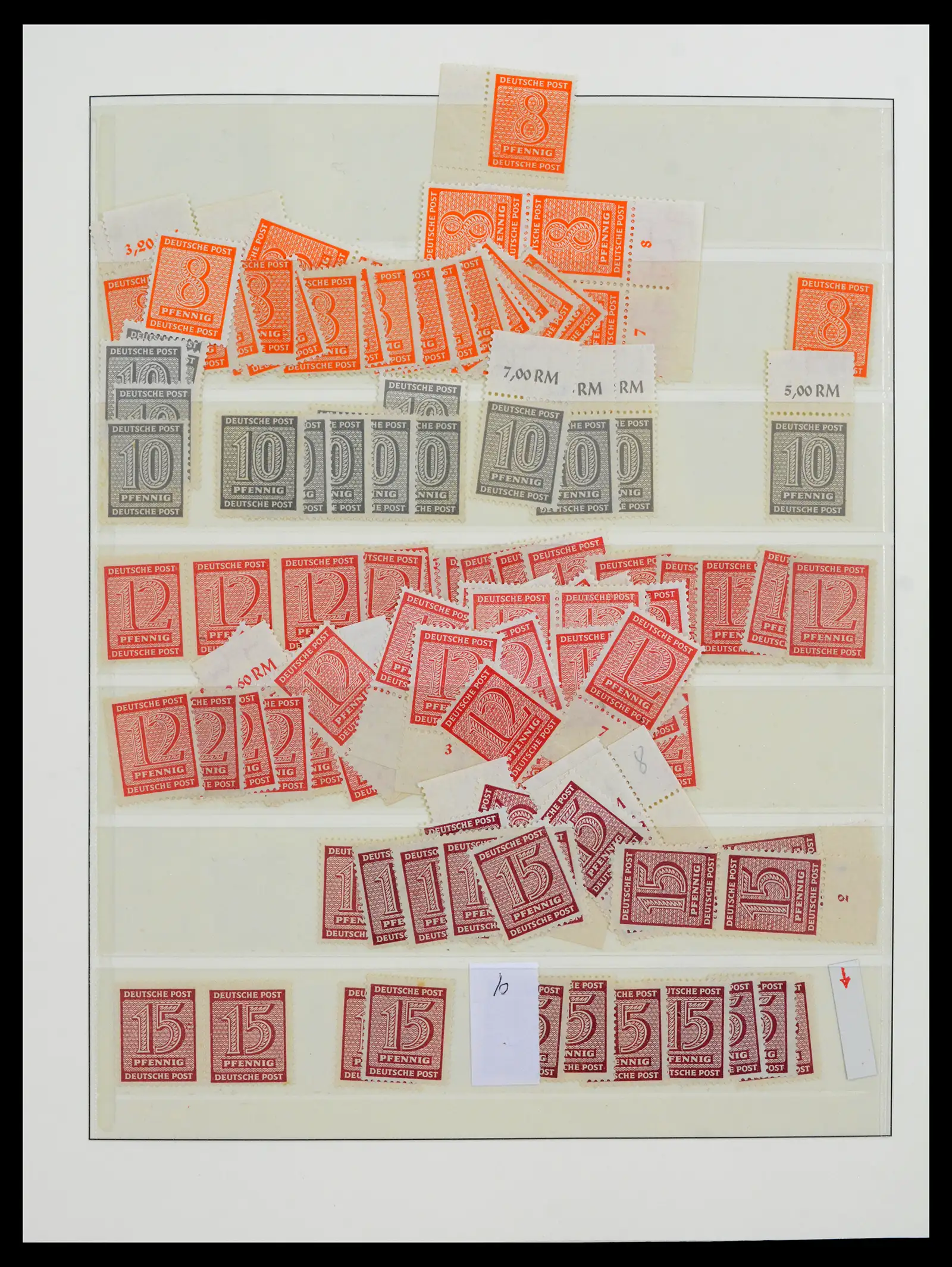 42122 0008 - Stamp collection 42122 Duitse Zones 1945-1948.