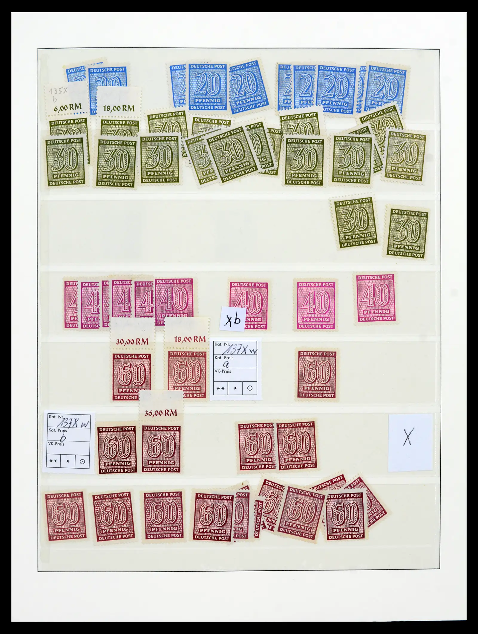 42122 0009 - Stamp collection 42122 Duitse Zones 1945-1948.