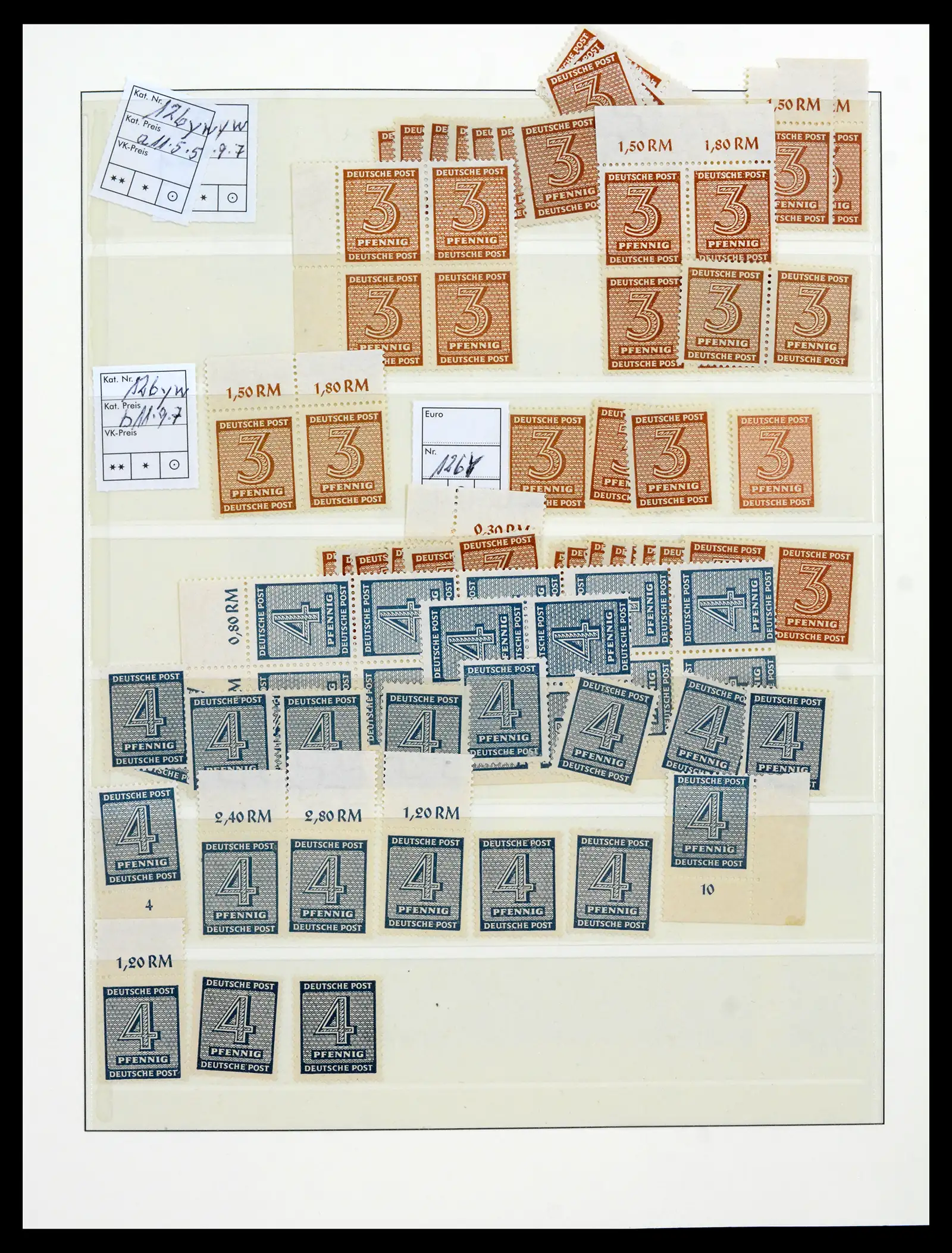 42122 0012 - Stamp collection 42122 Duitse Zones 1945-1948.