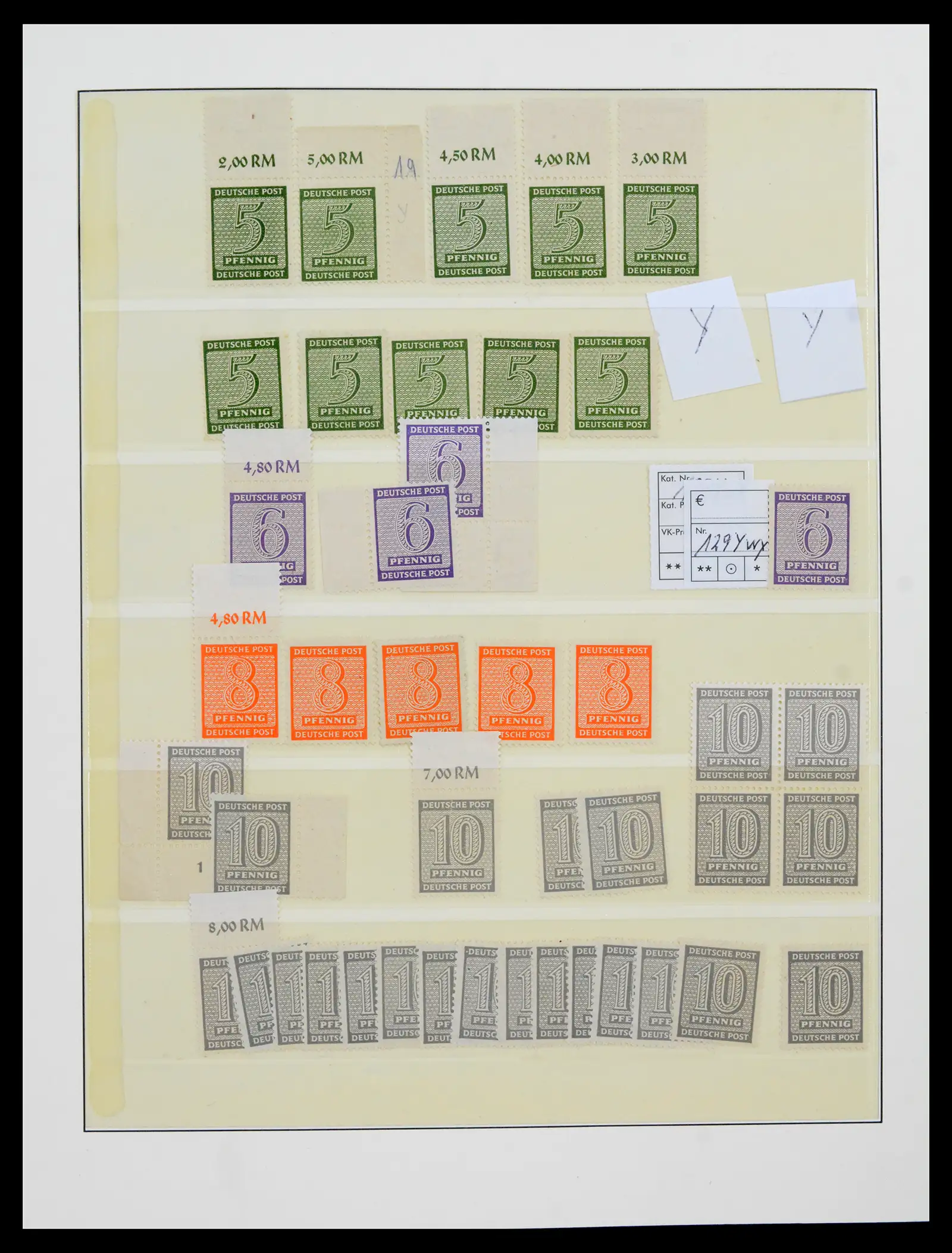 42122 0013 - Stamp collection 42122 Duitse Zones 1945-1948.
