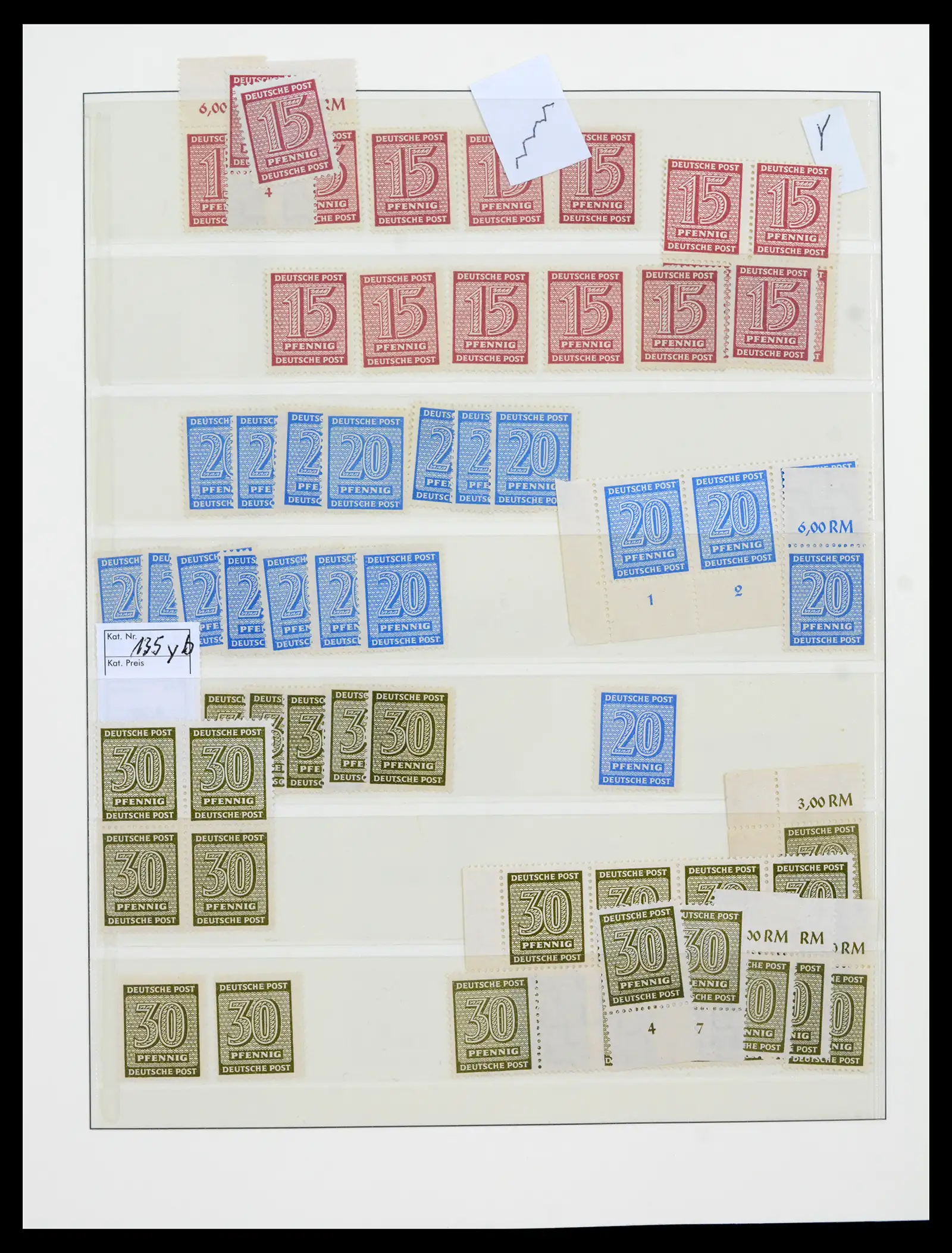 42122 0015 - Stamp collection 42122 Duitse Zones 1945-1948.
