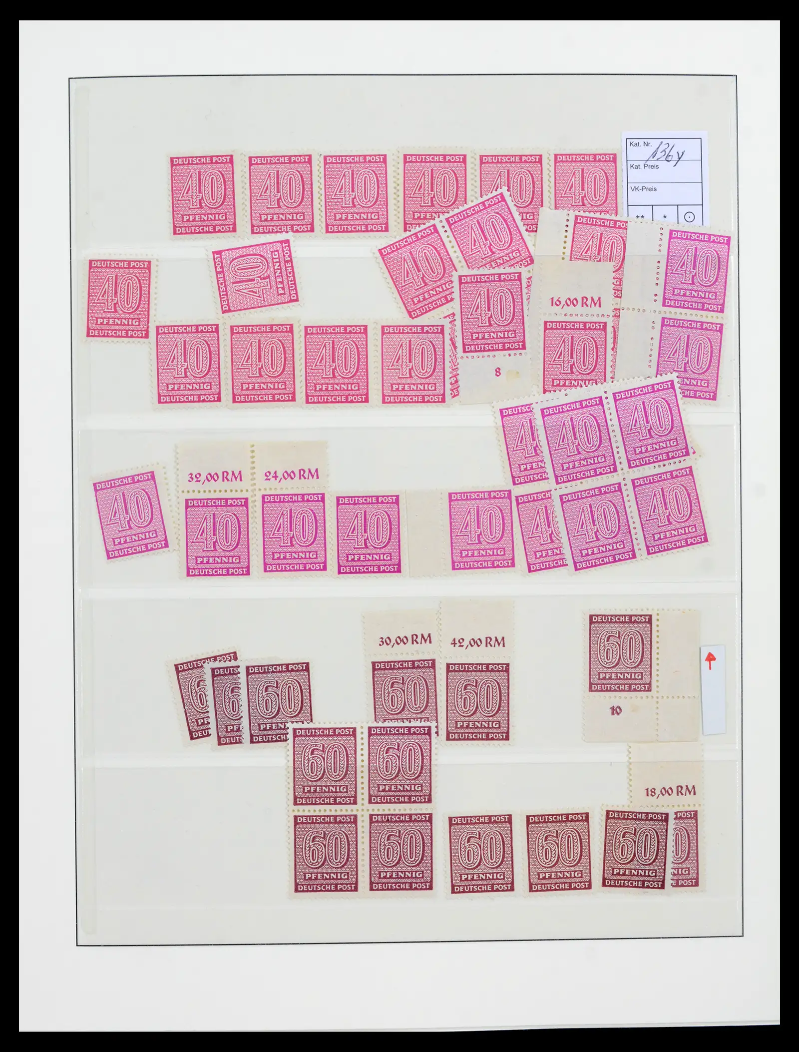 42122 0016 - Stamp collection 42122 Duitse Zones 1945-1948.