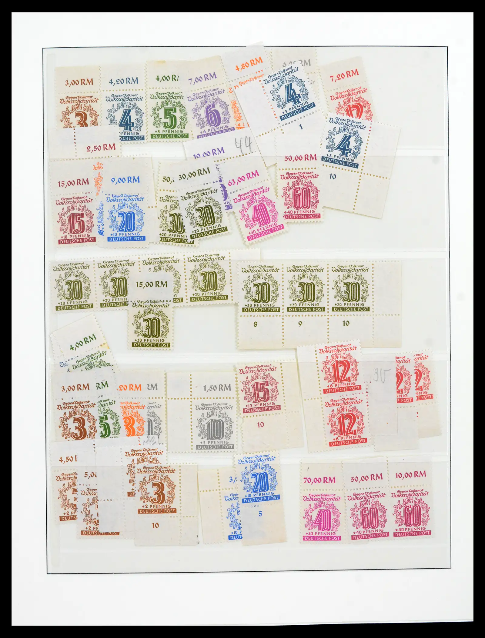 42122 0017 - Stamp collection 42122 Duitse Zones 1945-1948.