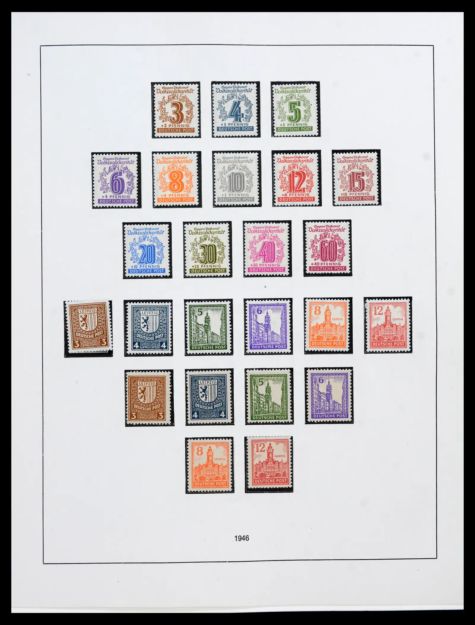 42122 0022 - Postzegelverzameling 42122 Duitse Zones 1945-1948.