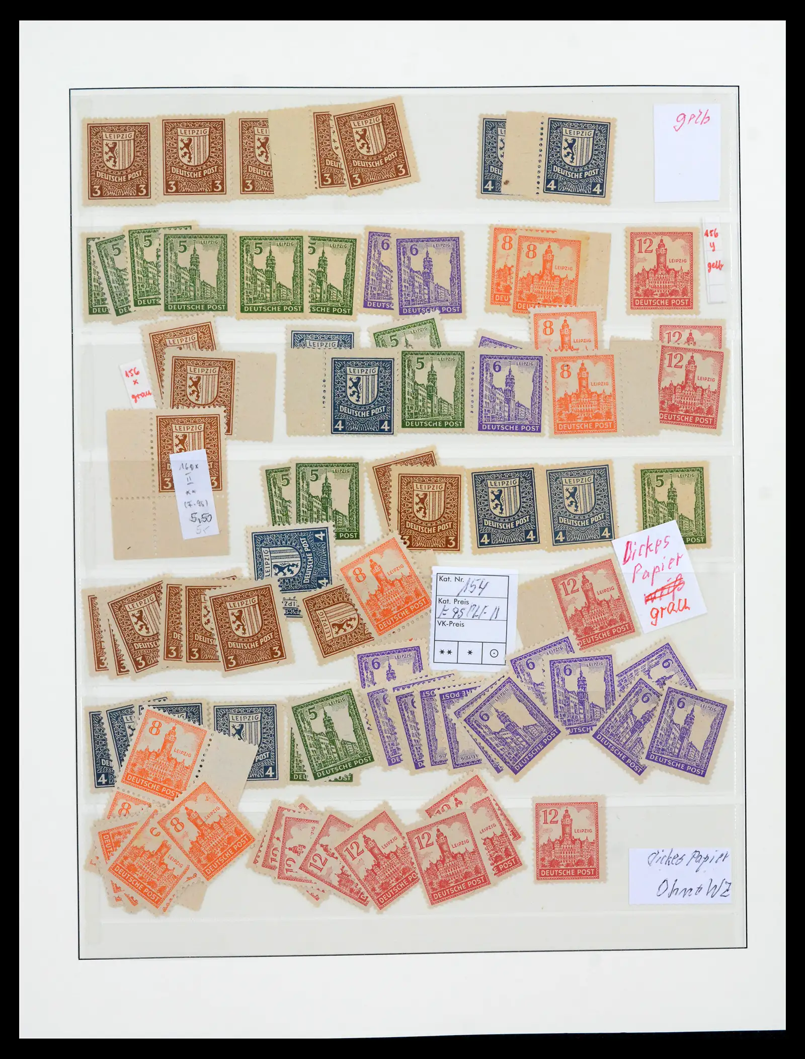 42122 0024 - Postzegelverzameling 42122 Duitse Zones 1945-1948.