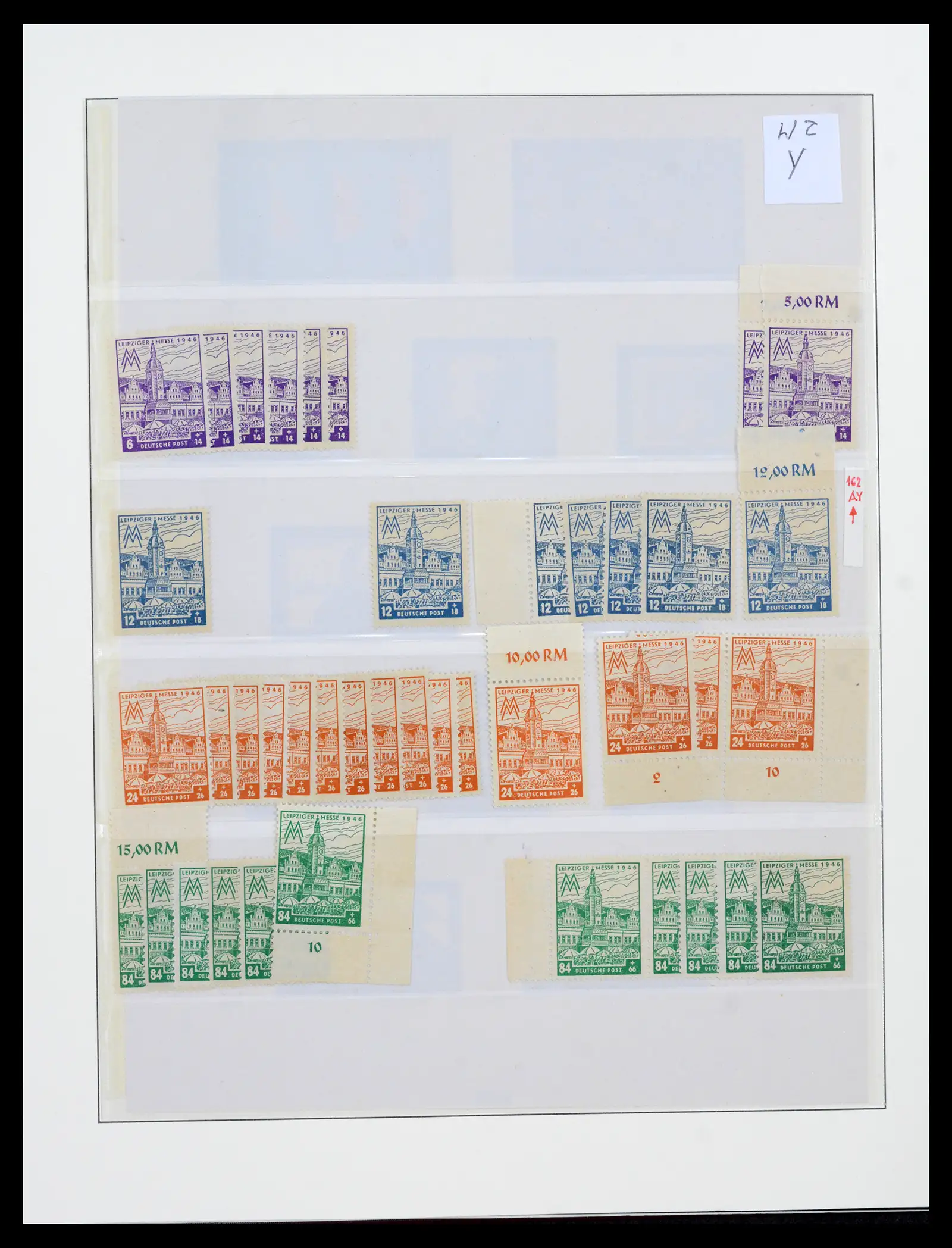 42122 0027 - Postzegelverzameling 42122 Duitse Zones 1945-1948.
