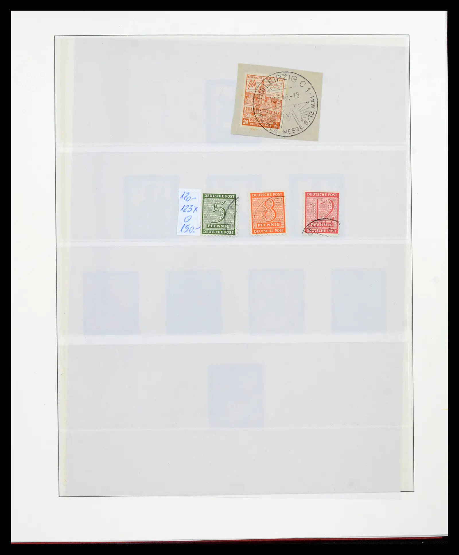42122 0030 - Postzegelverzameling 42122 Duitse Zones 1945-1948.