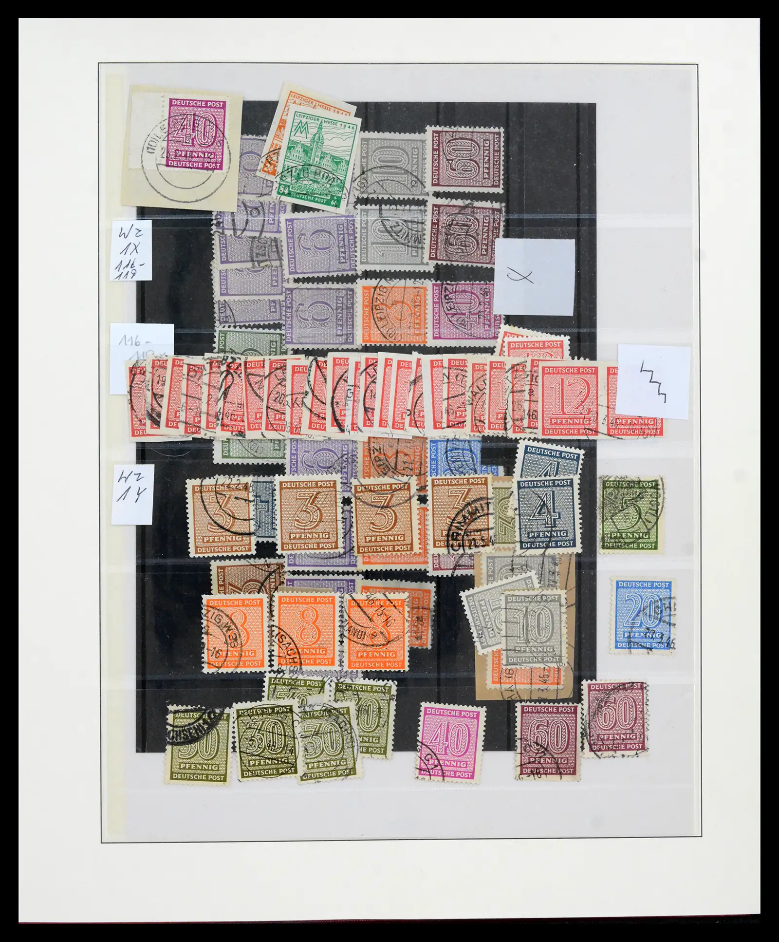 42122 0033 - Postzegelverzameling 42122 Duitse Zones 1945-1948.