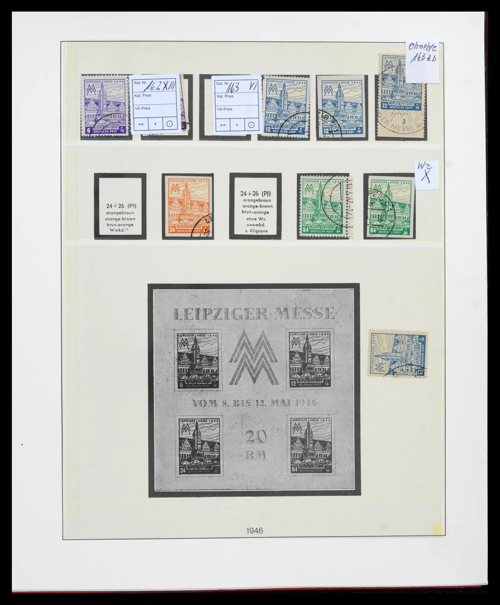 42122 0037 - Postzegelverzameling 42122 Duitse Zones 1945-1948.