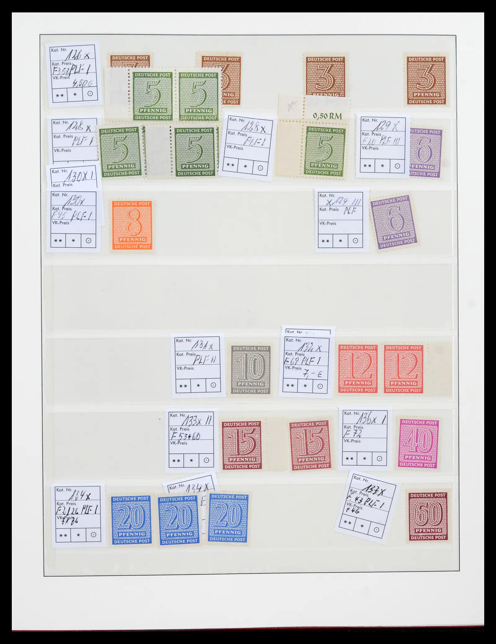 42122 0039 - Postzegelverzameling 42122 Duitse Zones 1945-1948.