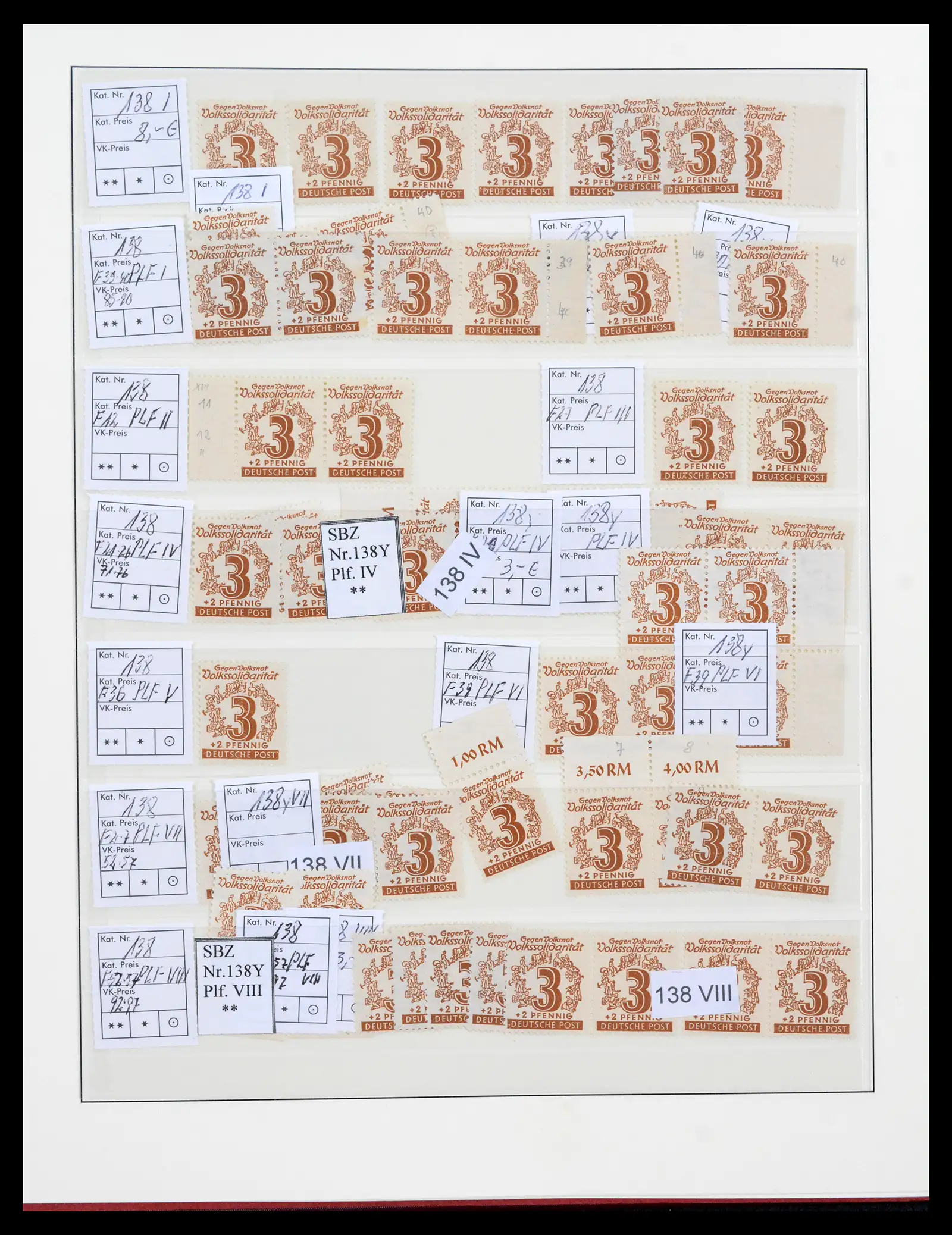 42122 0045 - Postzegelverzameling 42122 Duitse Zones 1945-1948.