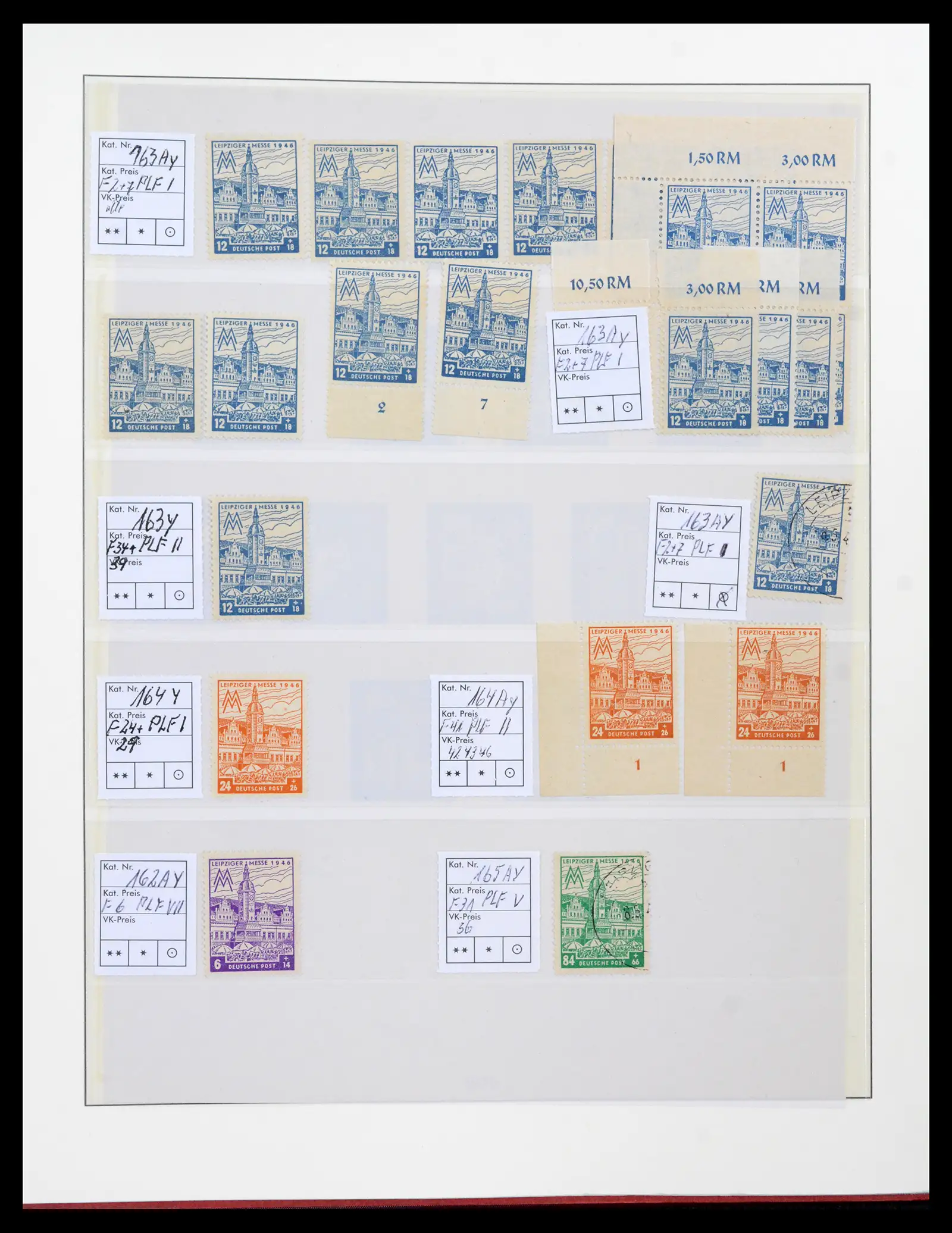 42122 0054 - Postzegelverzameling 42122 Duitse Zones 1945-1948.