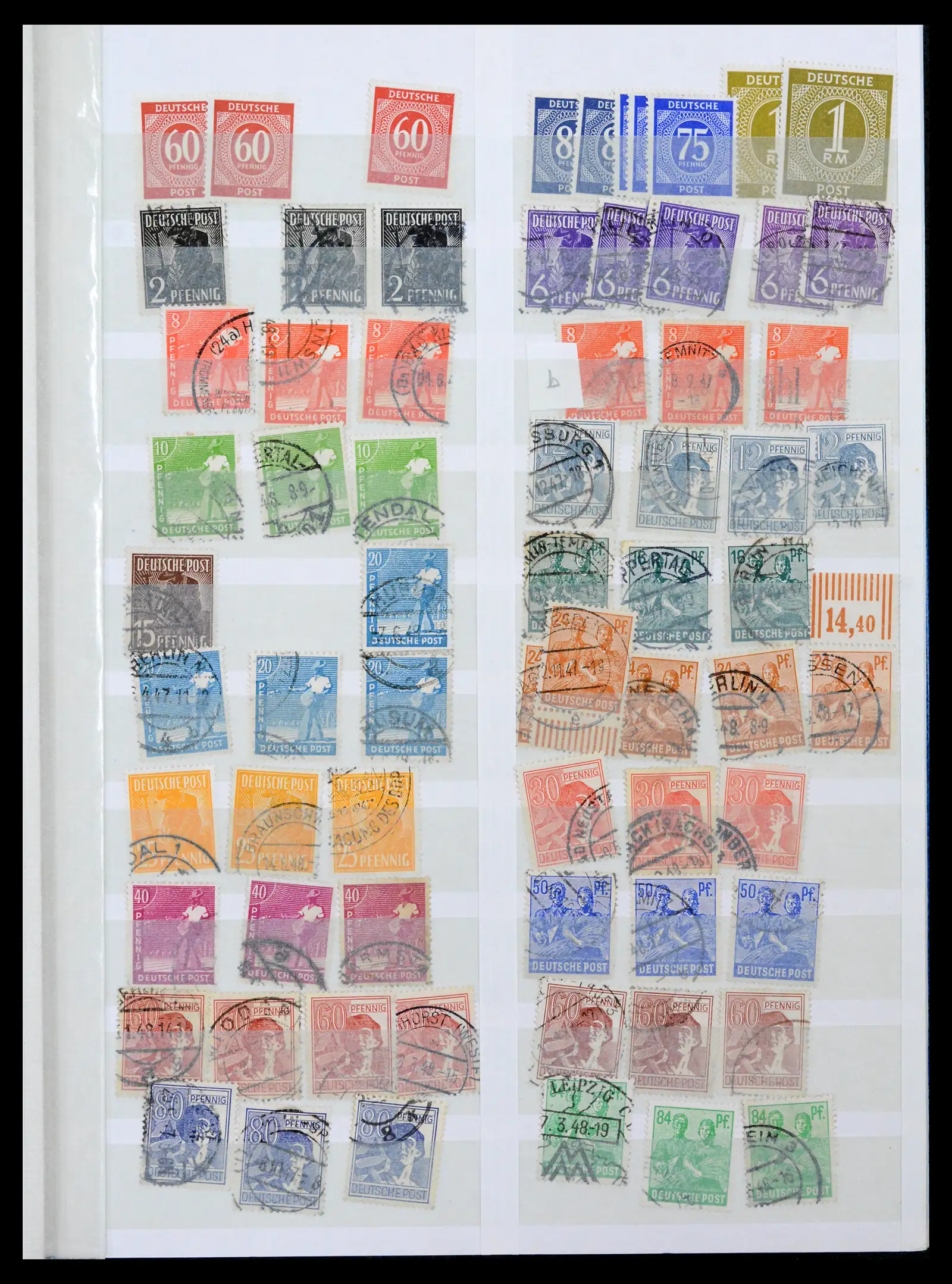 42122 0061 - Postzegelverzameling 42122 Duitse Zones 1945-1948.