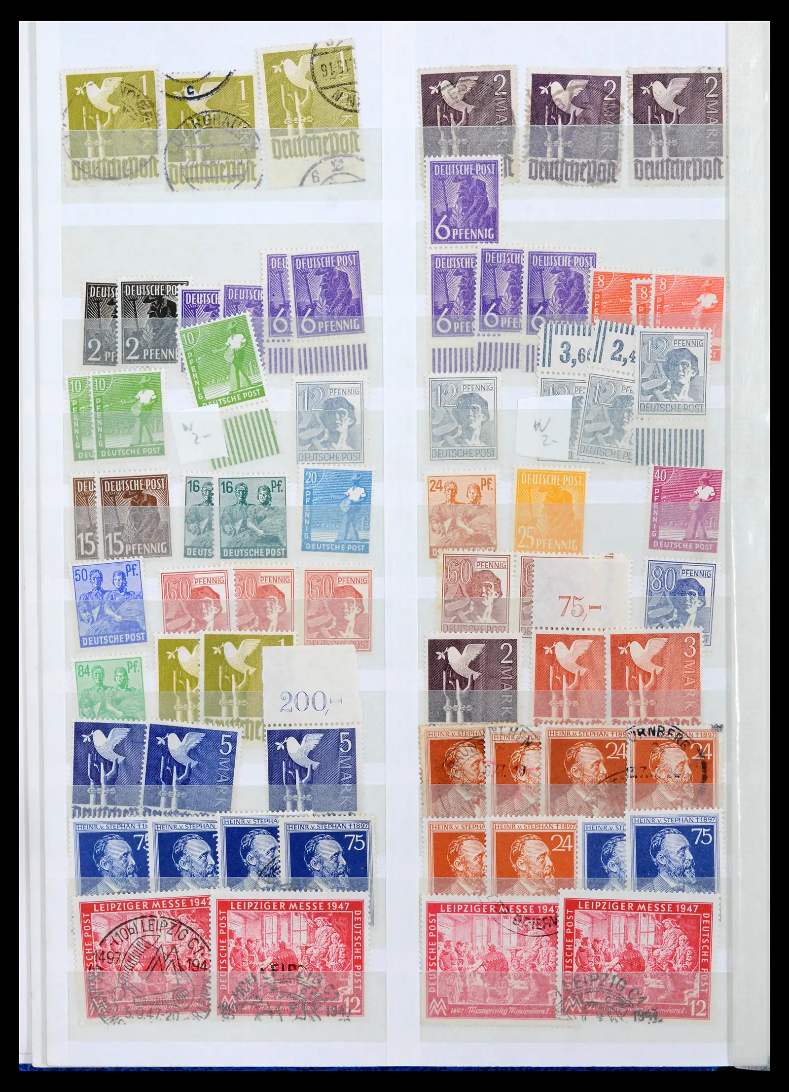 42122 0062 - Postzegelverzameling 42122 Duitse Zones 1945-1948.