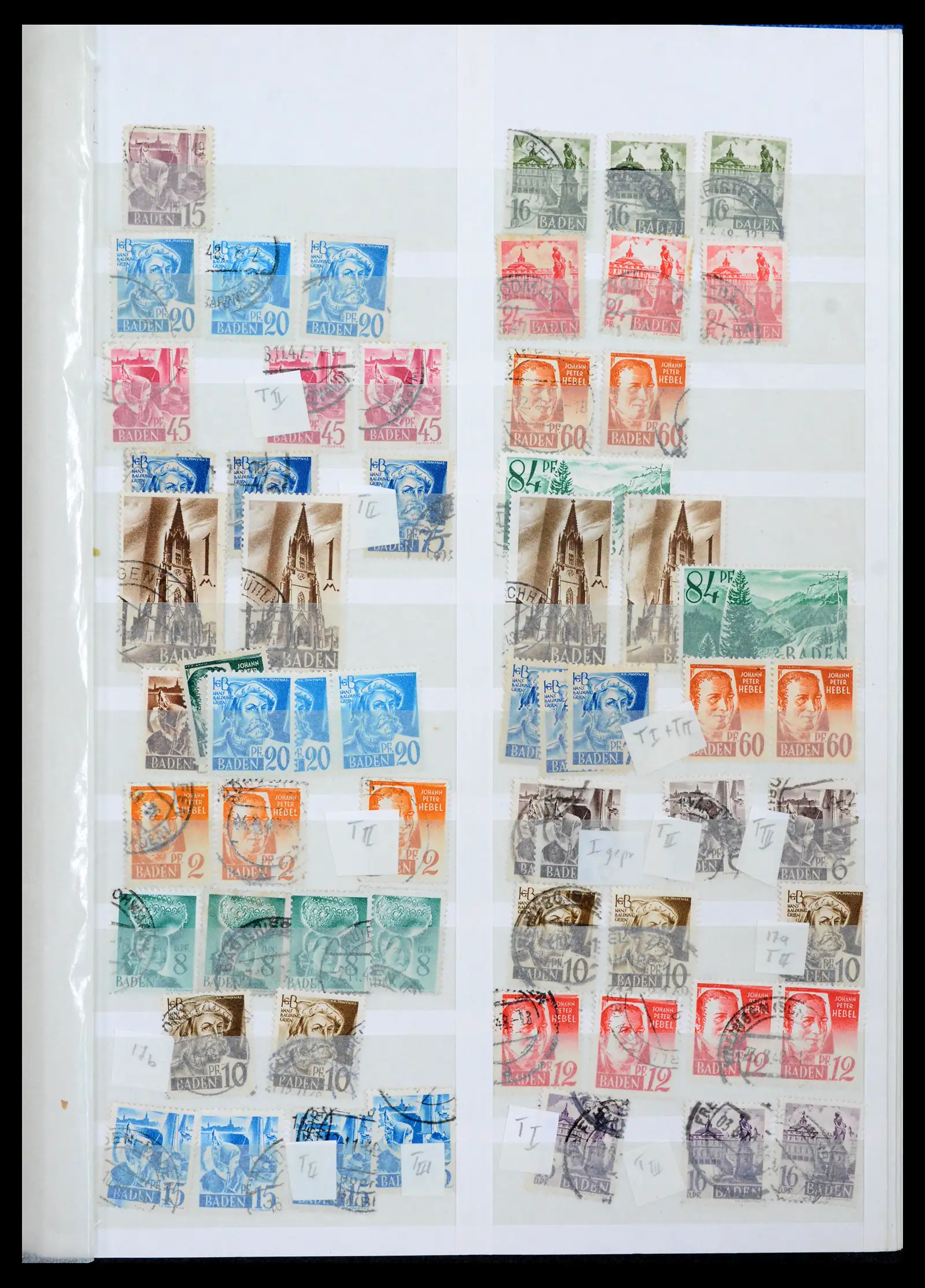 42122 0065 - Postzegelverzameling 42122 Duitse Zones 1945-1948.