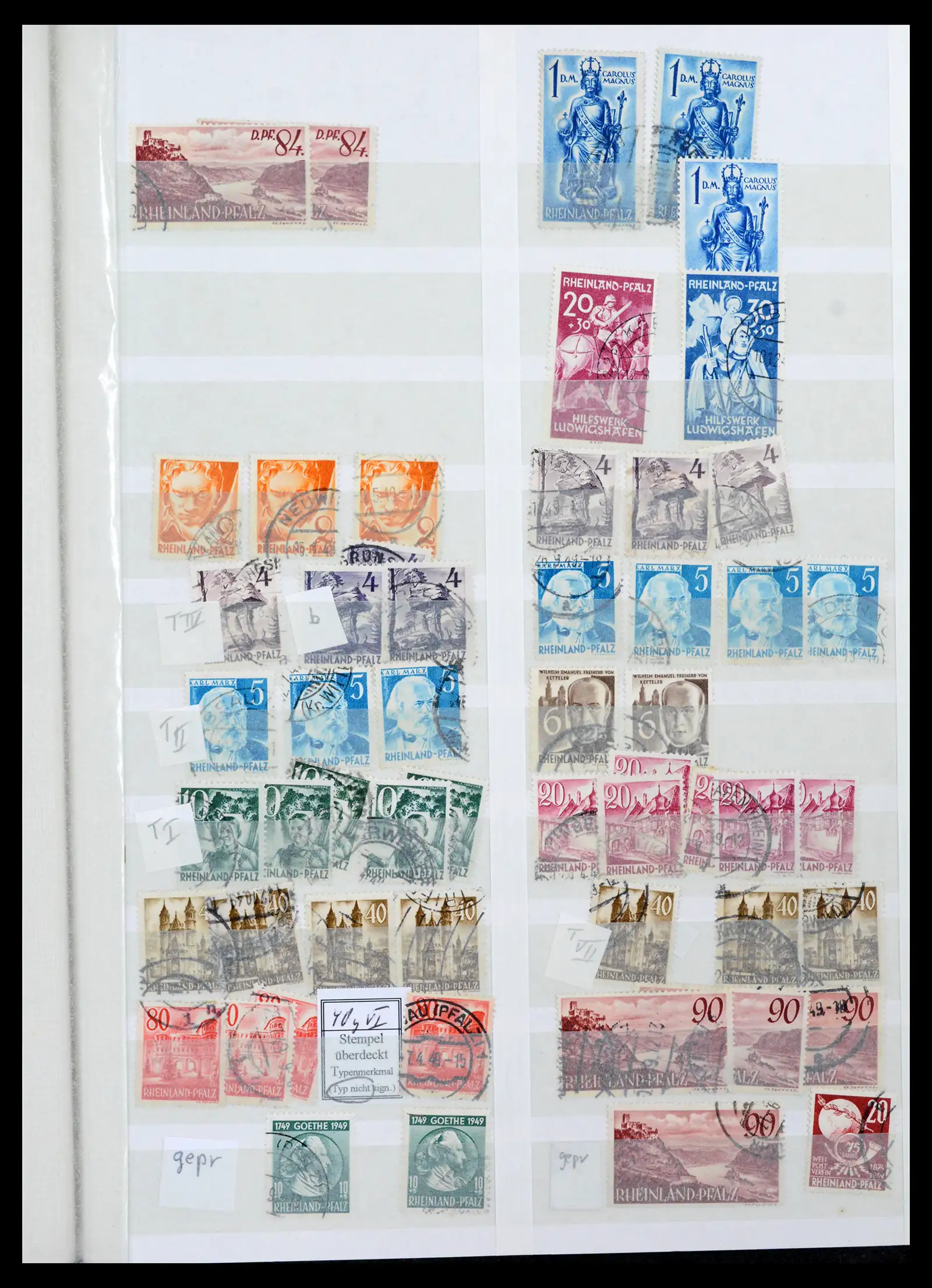 42122 0069 - Postzegelverzameling 42122 Duitse Zones 1945-1948.