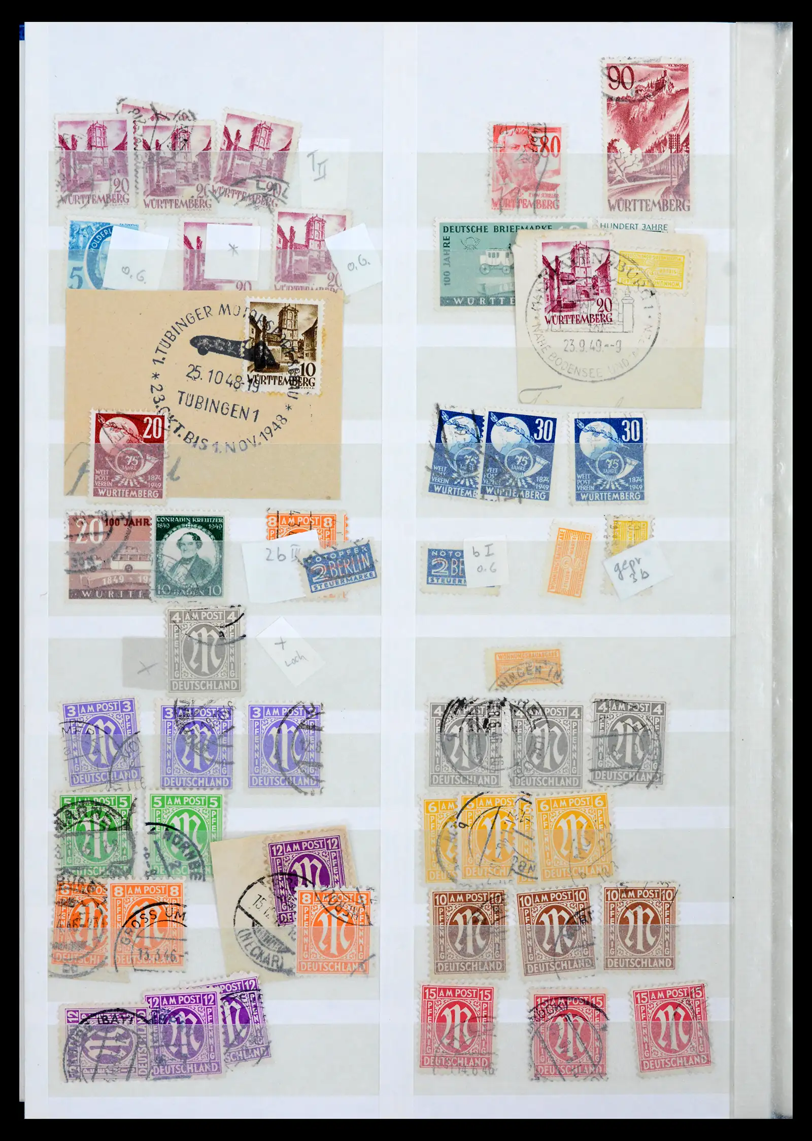42122 0072 - Postzegelverzameling 42122 Duitse Zones 1945-1948.