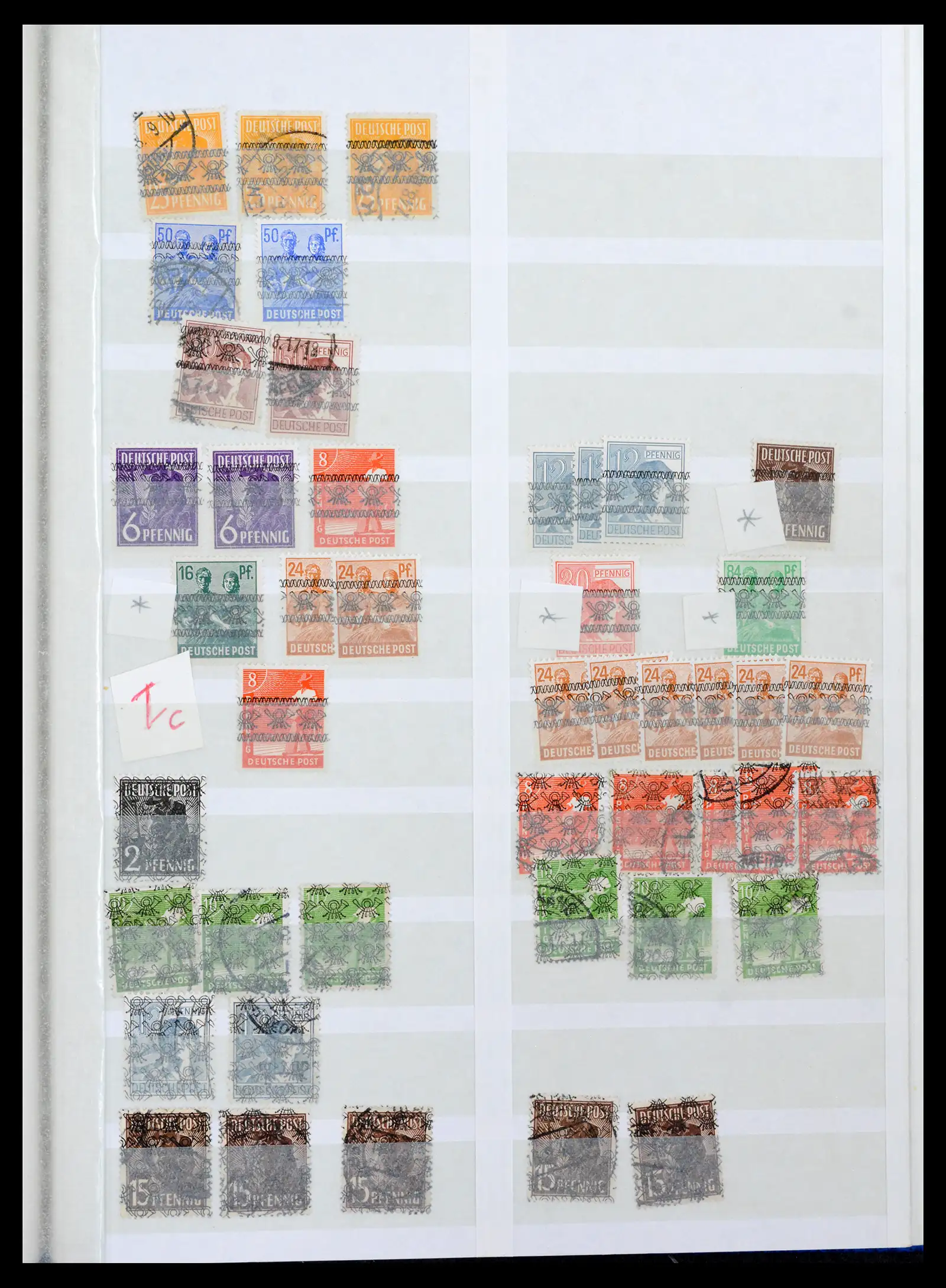 42122 0079 - Postzegelverzameling 42122 Duitse Zones 1945-1948.