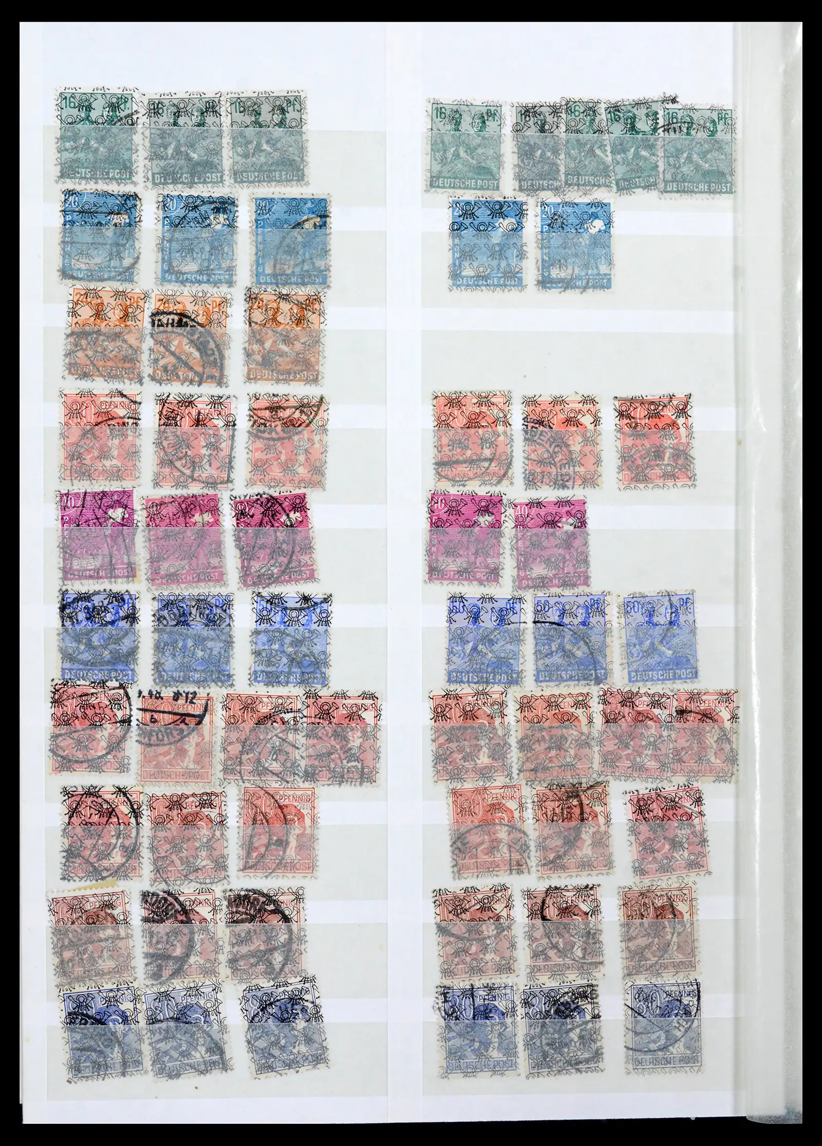 42122 0080 - Postzegelverzameling 42122 Duitse Zones 1945-1948.