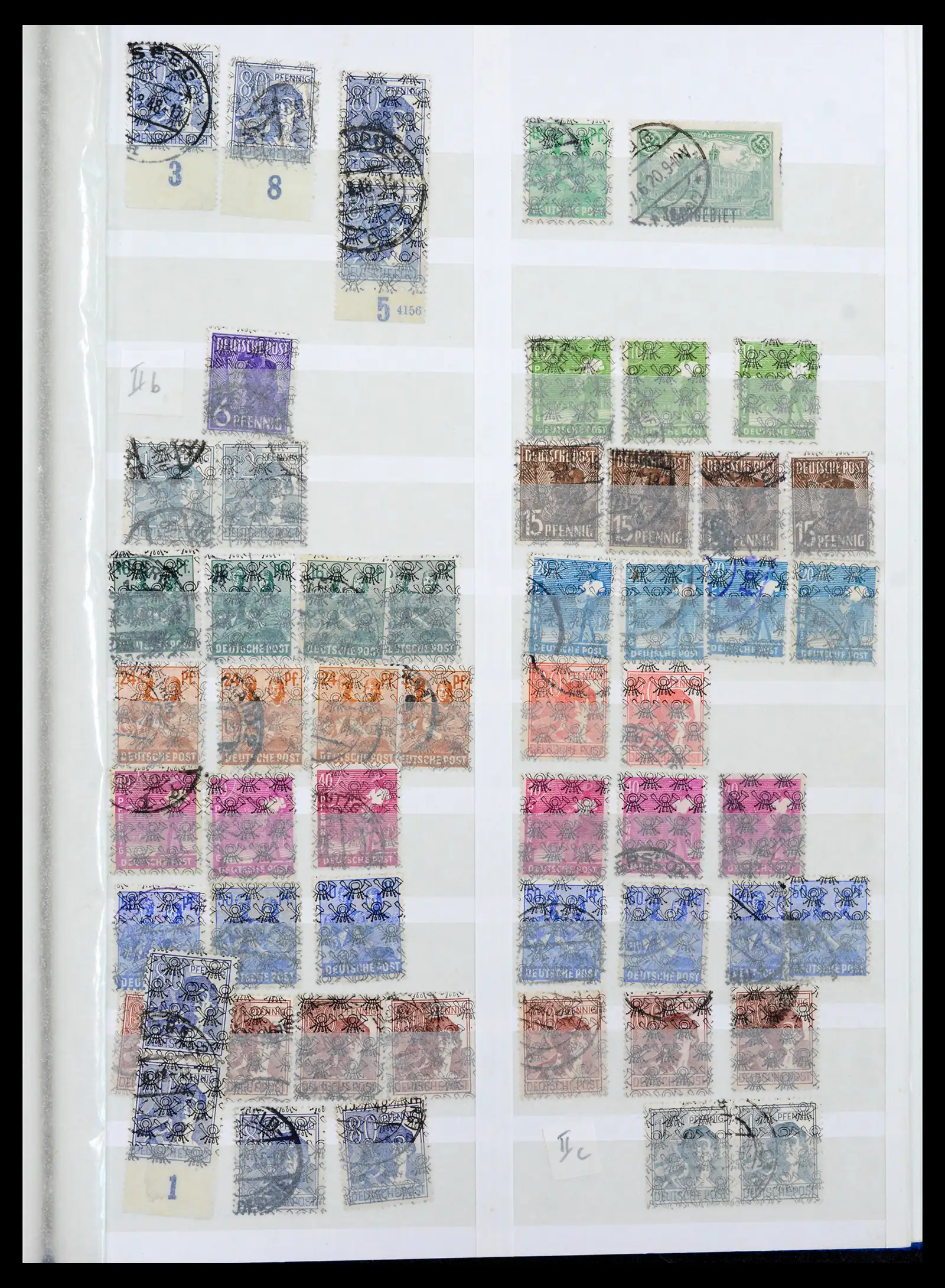 42122 0081 - Postzegelverzameling 42122 Duitse Zones 1945-1948.