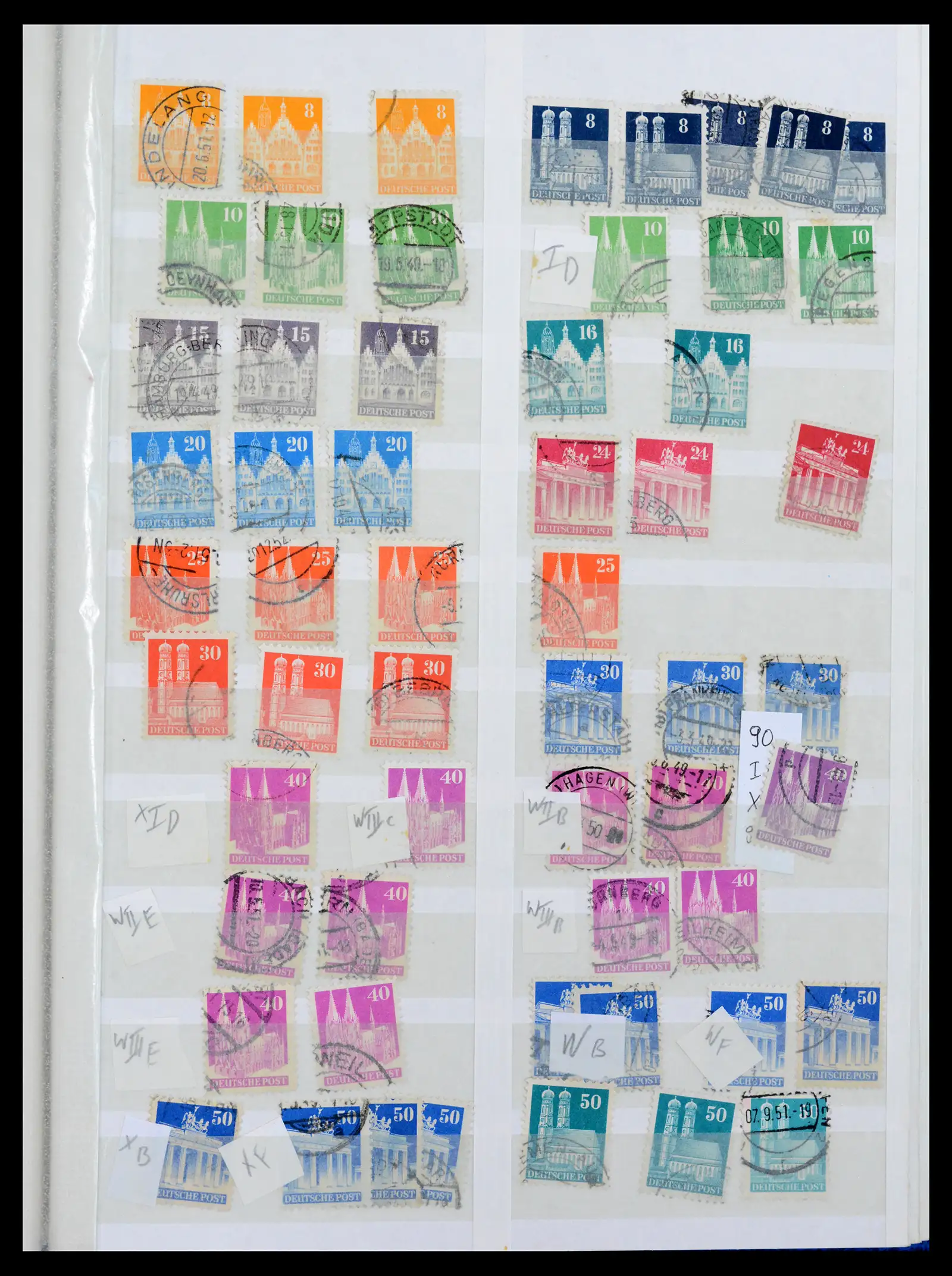 42122 0083 - Postzegelverzameling 42122 Duitse Zones 1945-1948.