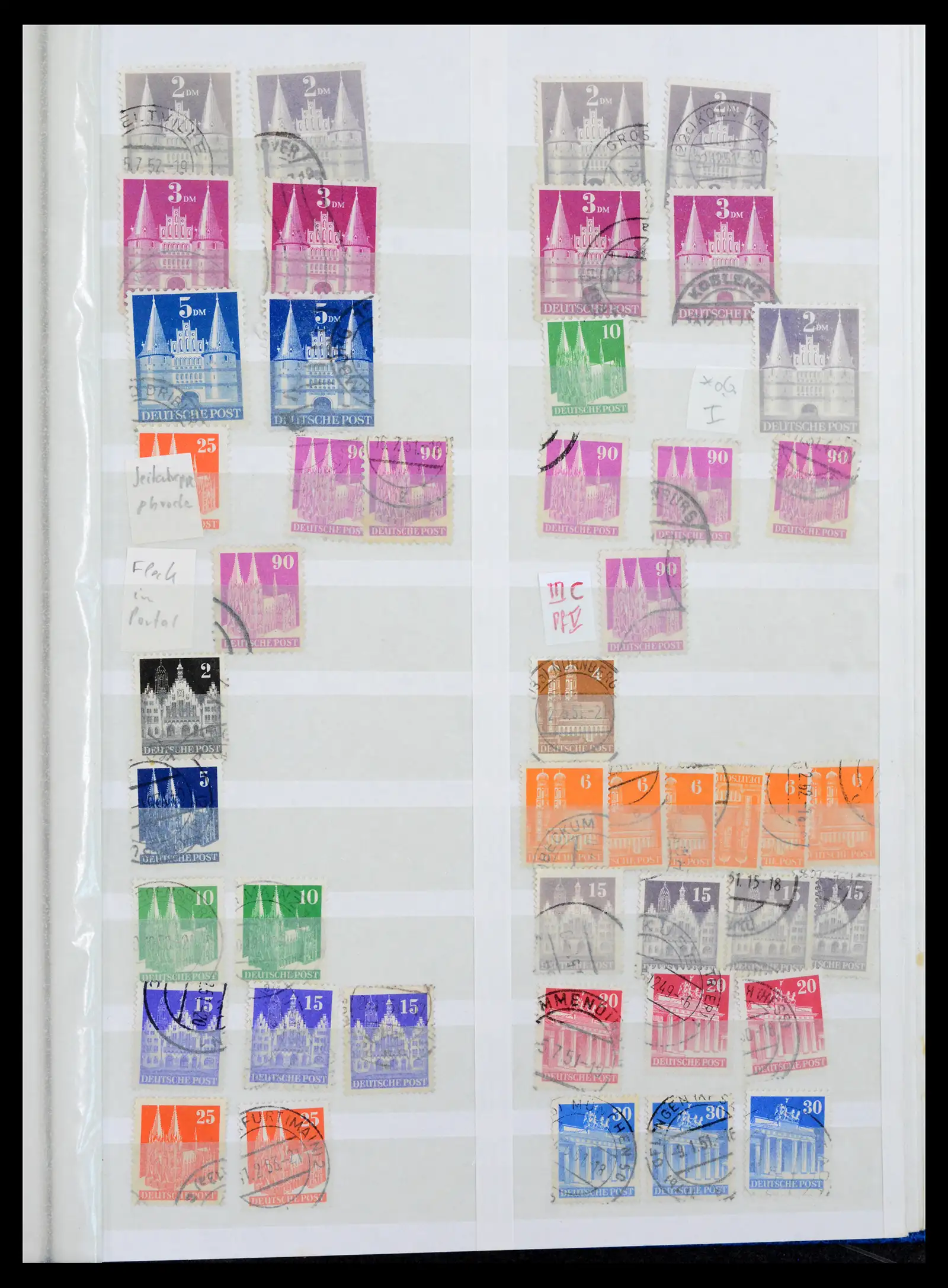 42122 0085 - Postzegelverzameling 42122 Duitse Zones 1945-1948.