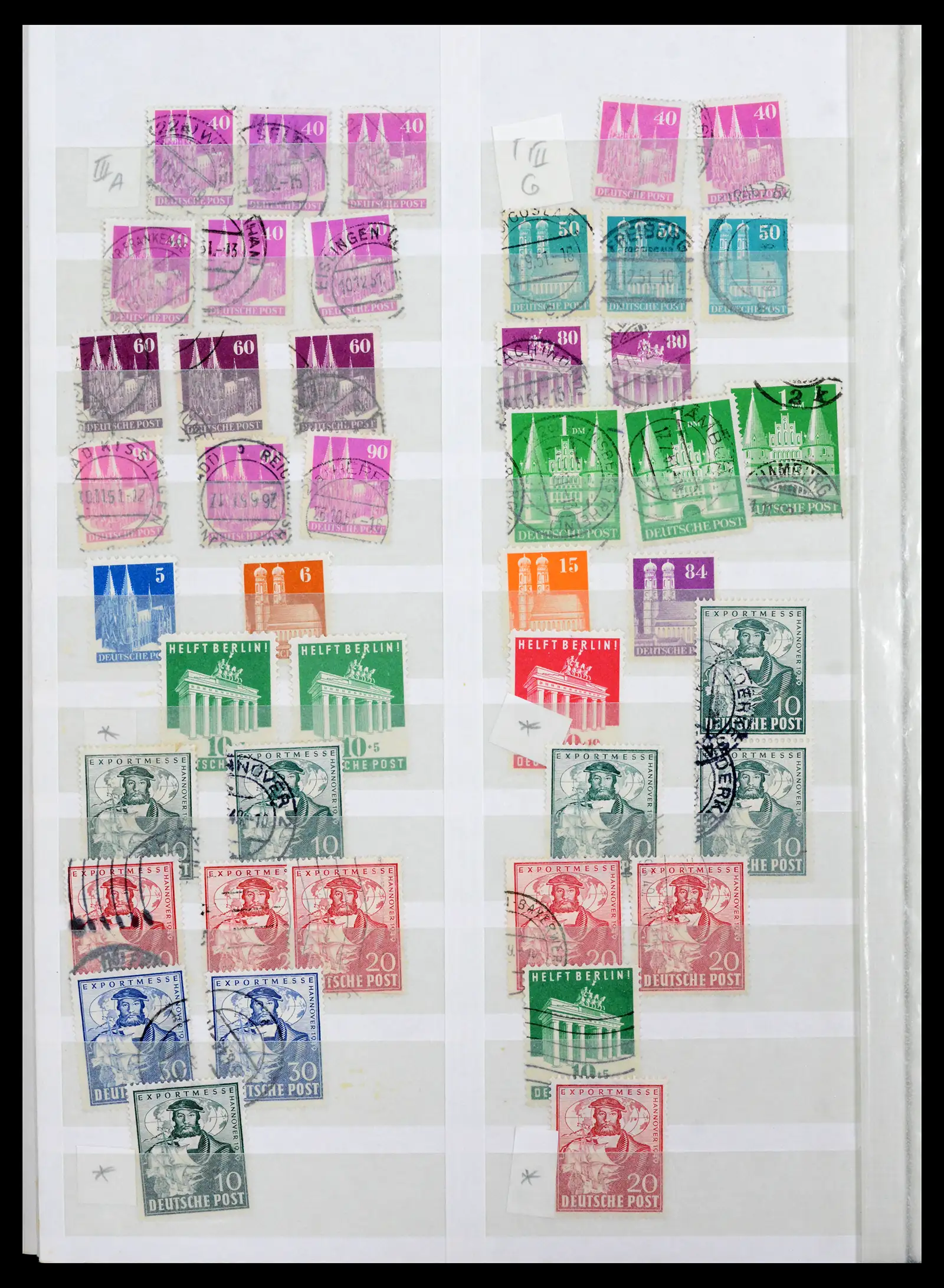 42122 0086 - Postzegelverzameling 42122 Duitse Zones 1945-1948.