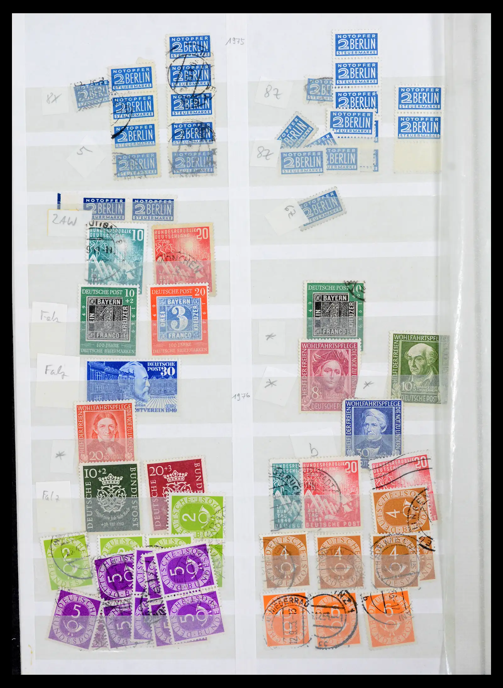 42122 0088 - Postzegelverzameling 42122 Duitse Zones 1945-1948.
